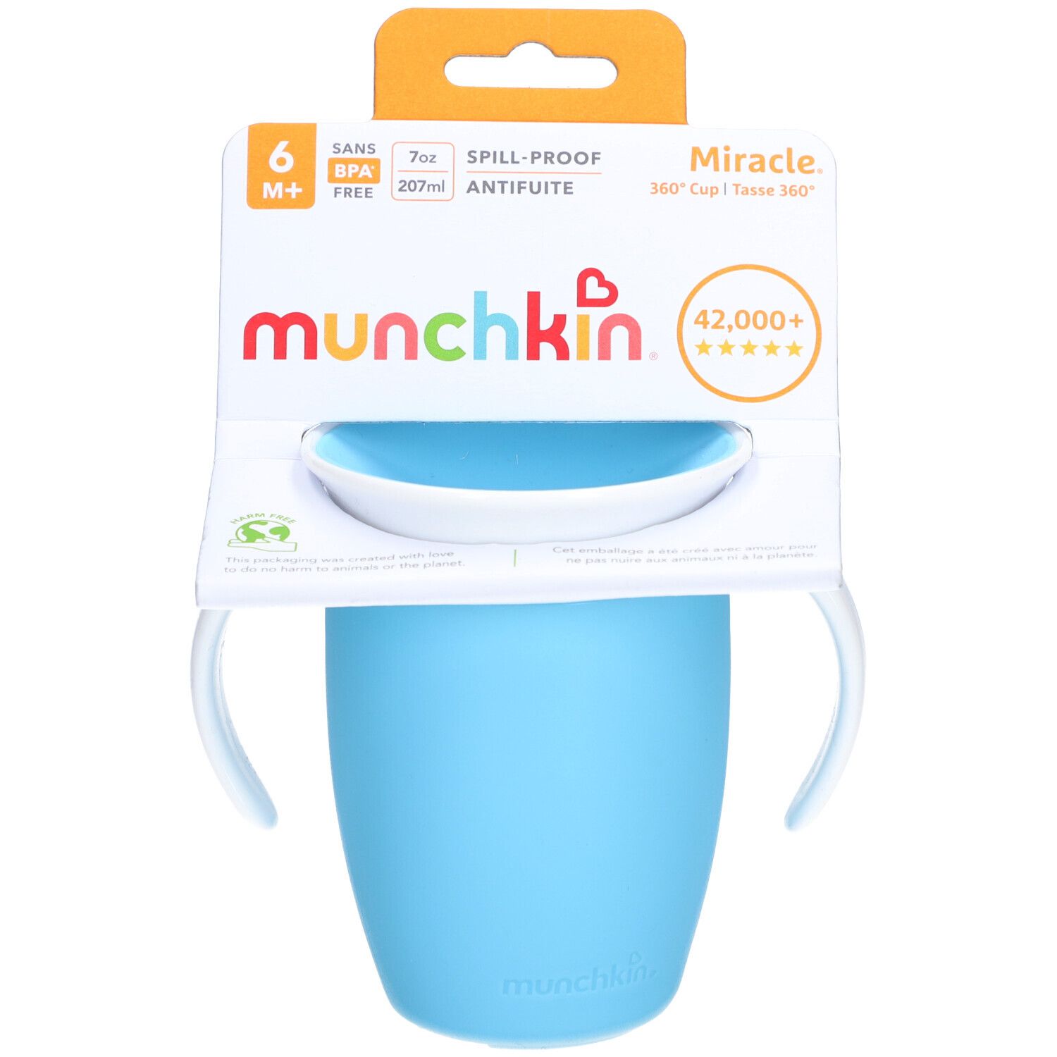 munchkin Miracle 360° Becher, blau