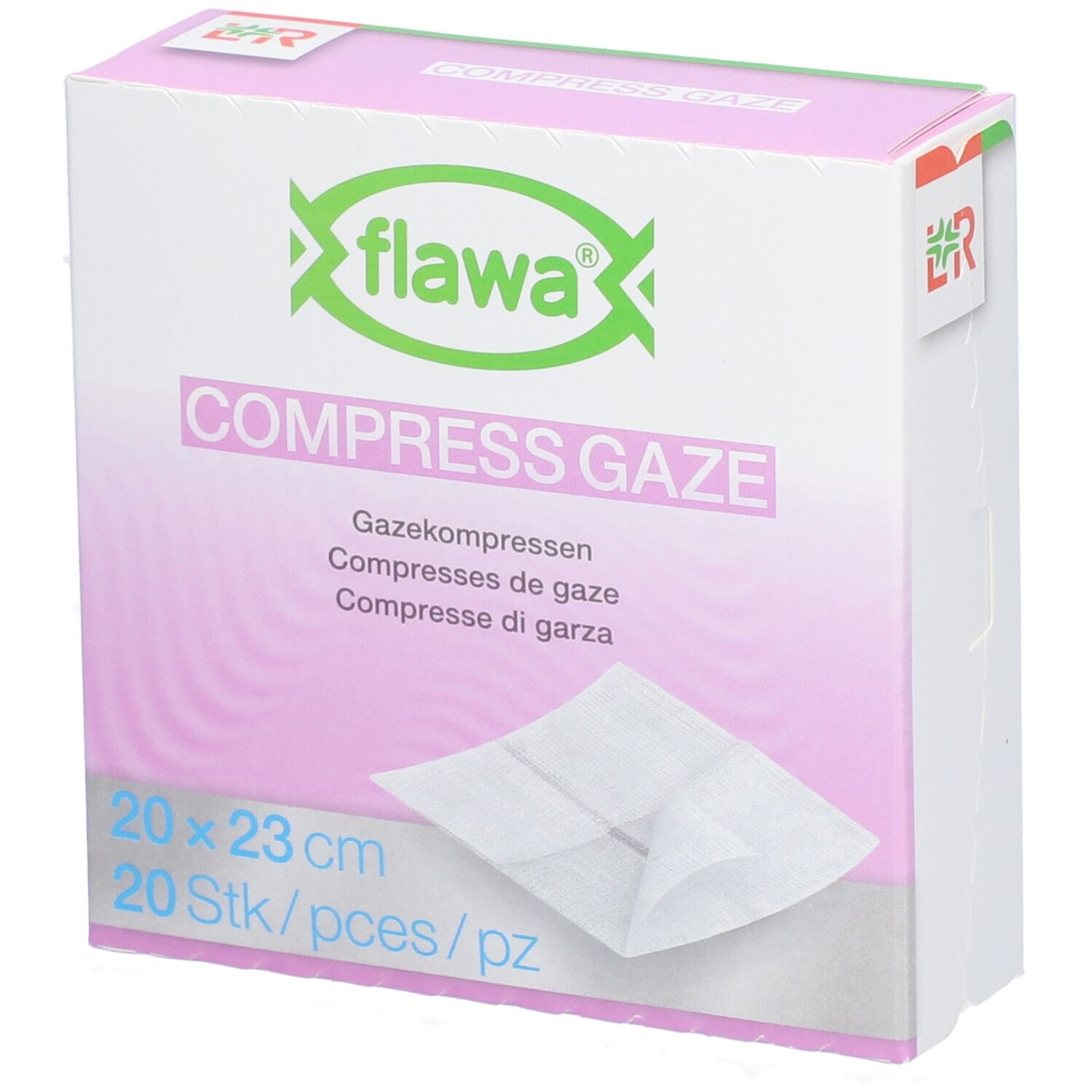 Flawa Compresses de gaze 20x23cm
