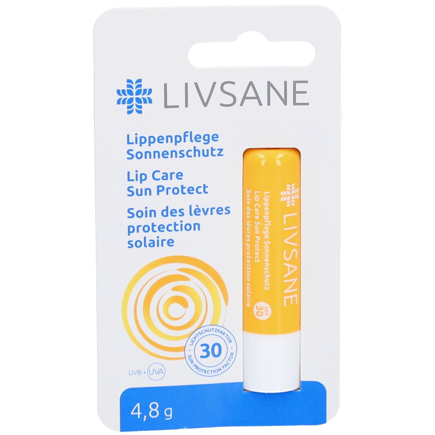 Livsane Lippenpflege Sonnenschutz 1 St Stifte