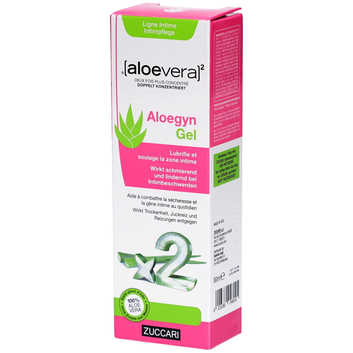 Zuccari Aloegyn Gel 80 ml