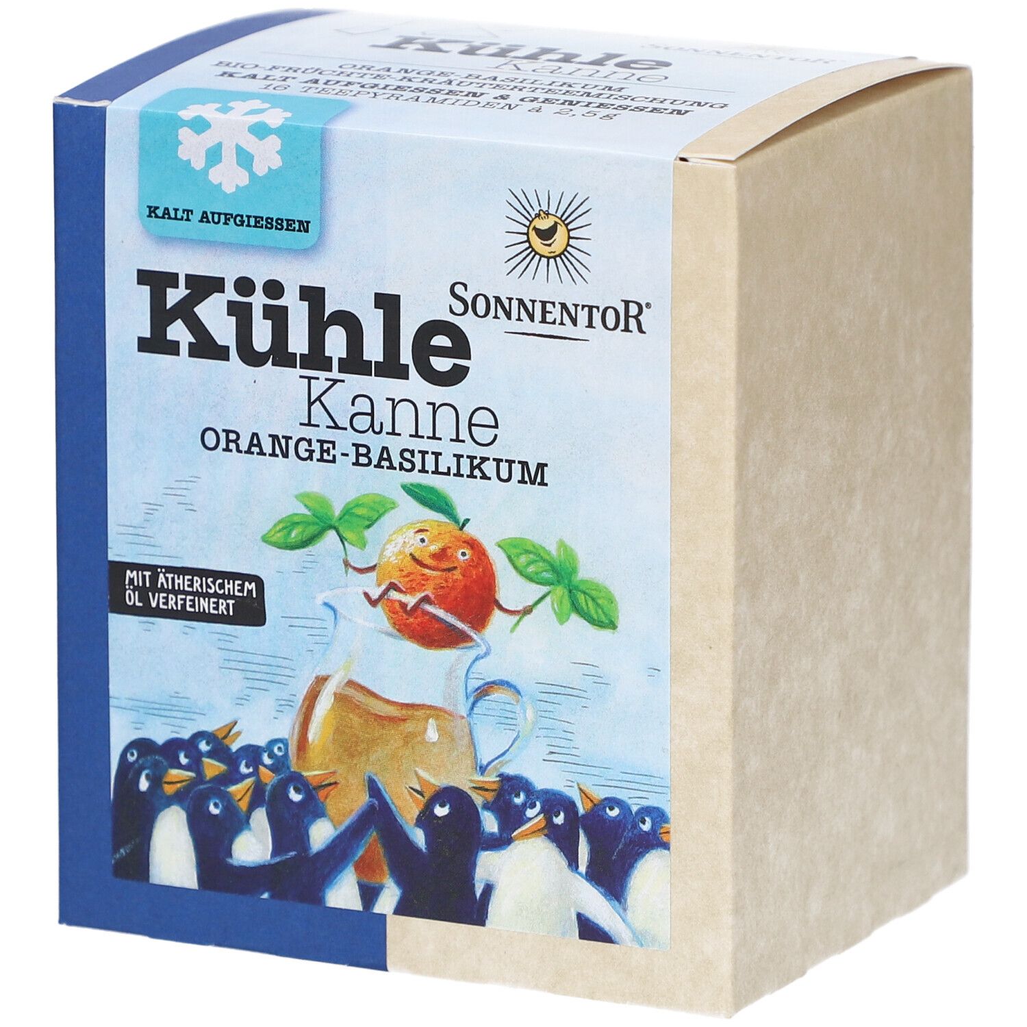 Sonnentor Infusion Froid Orange Basilic Bio – Kühle Kanne