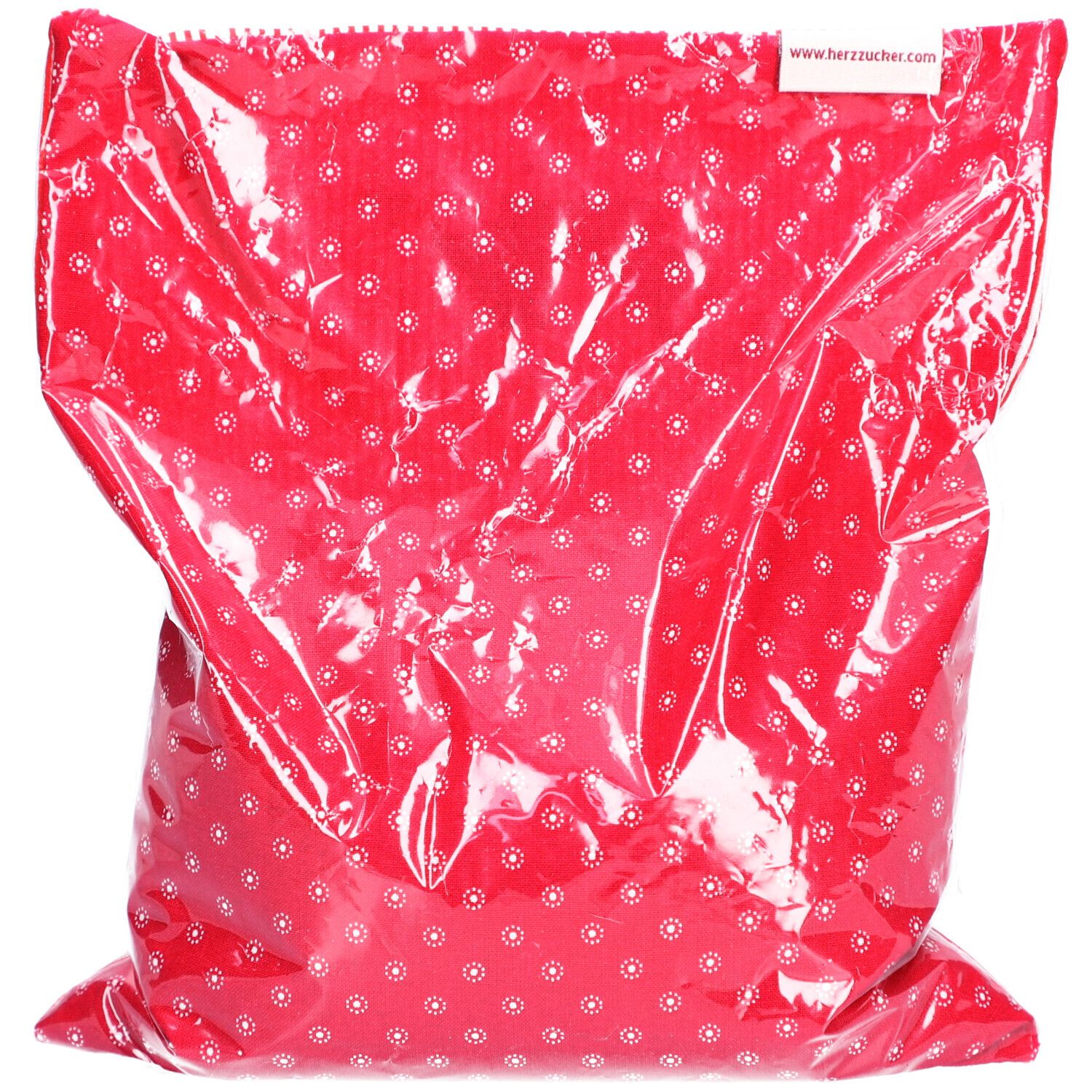 HERZZUCKER® Coussin Chauffant aux Graines de colza 26 x 21 cm Rouge avec motif étoiles 1 pc(s) Coussin Chauffant view 2