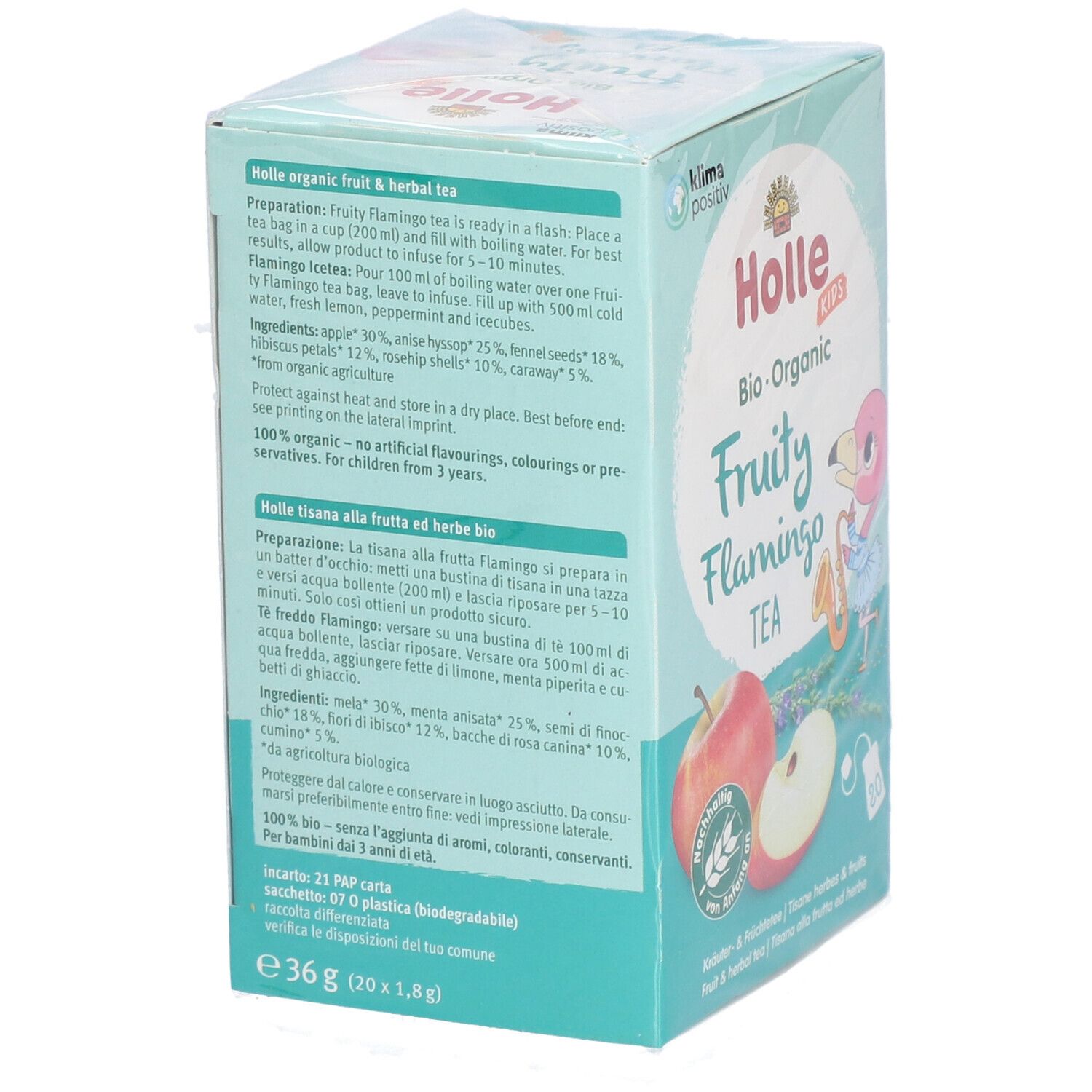 Holle Bio Früchtetee Flamingo