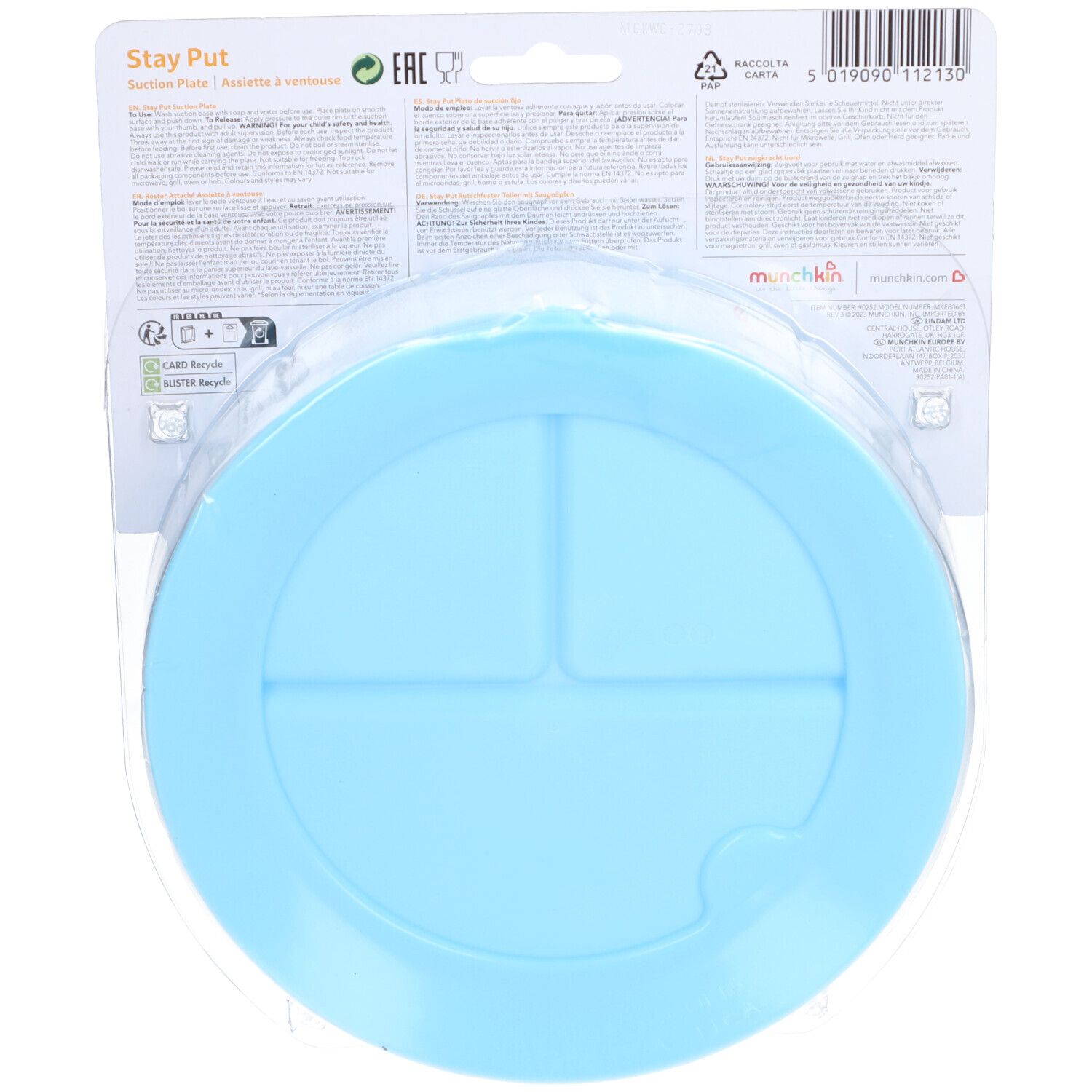 Munchkin Stay put - Teller mit Saugnapf ab 6 Monaten view 2