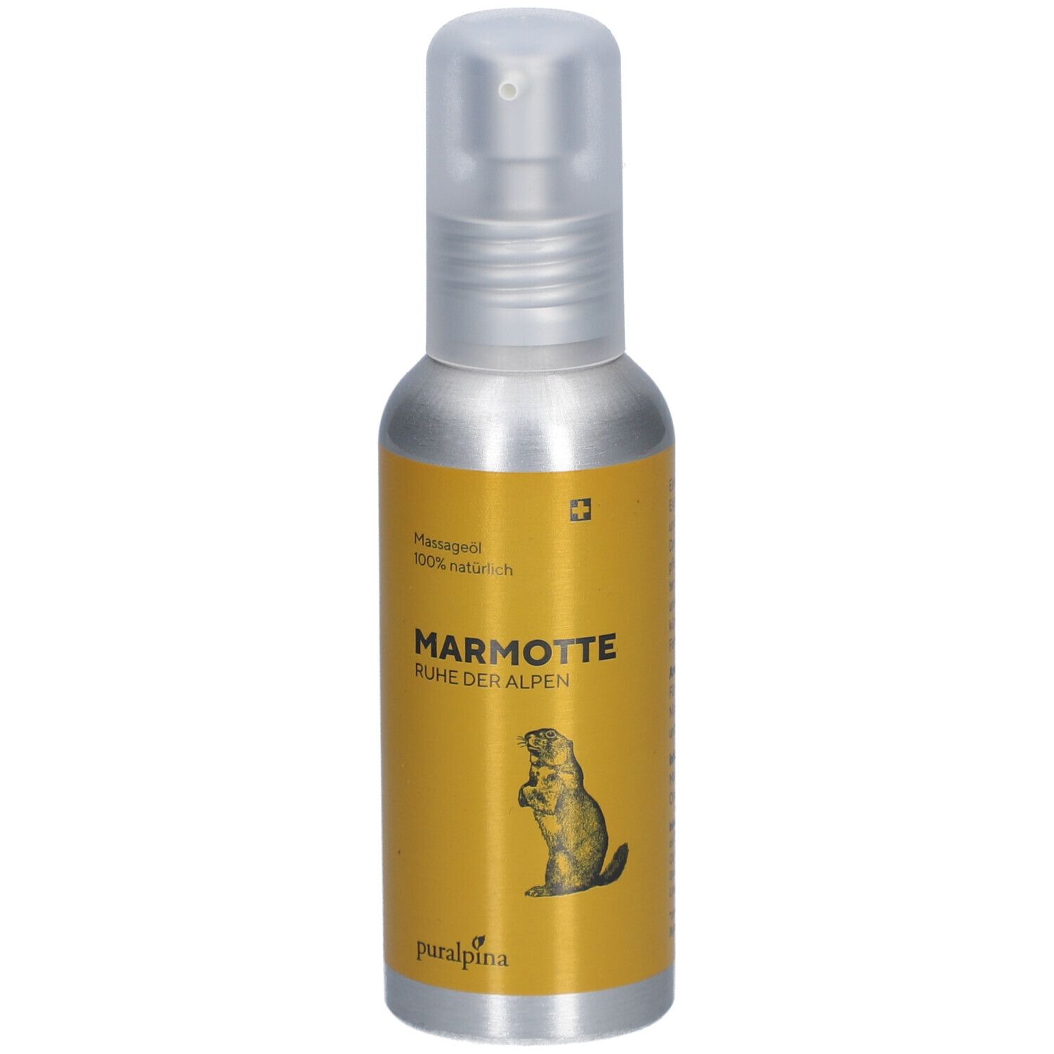 Puralpina Marmotte Massageöl 100 ml Öl