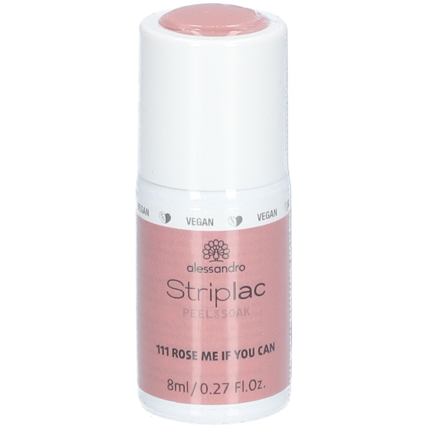 Alessandro International StripLac Peel or Soak 8 ml - 111 rose me if you can