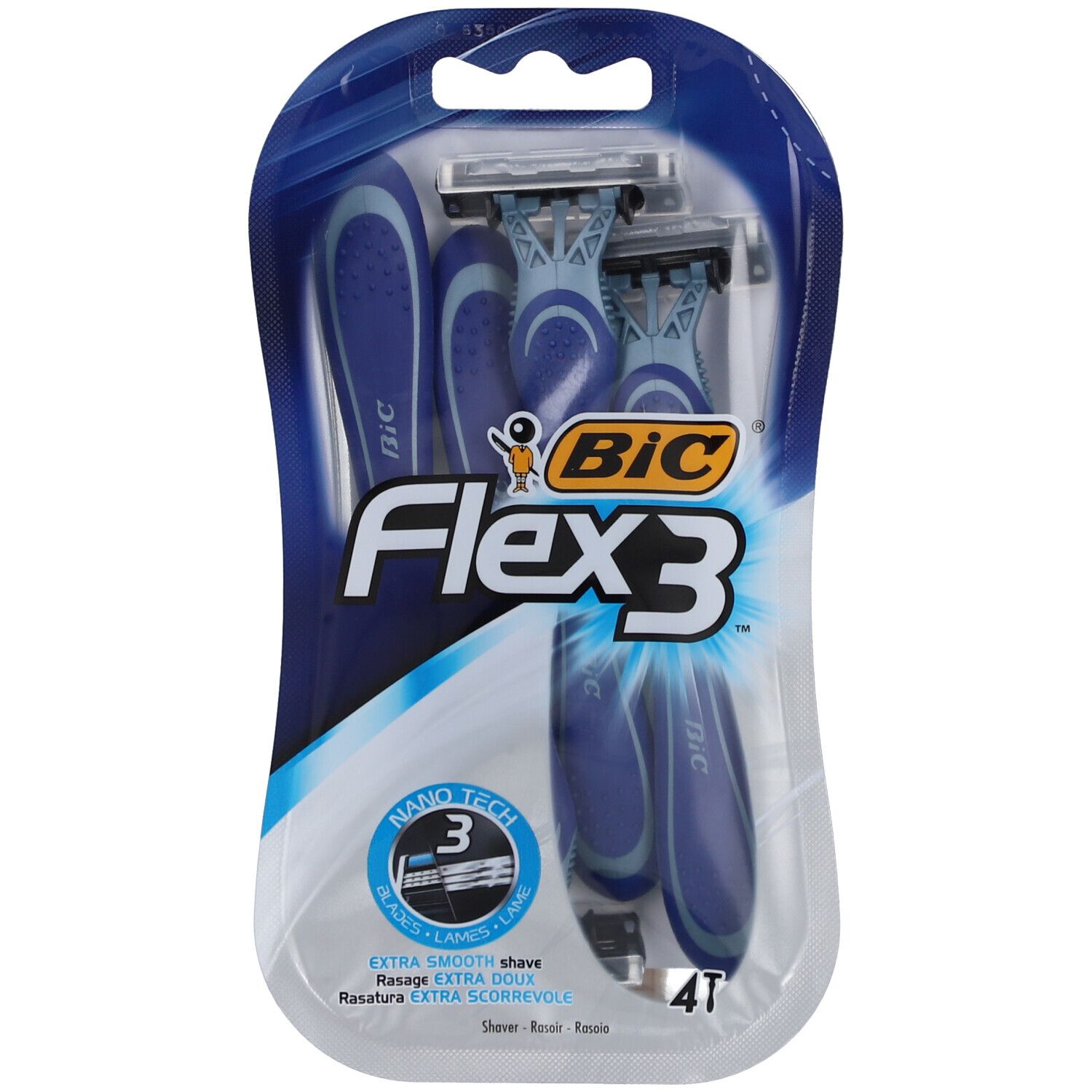 BIC Flex 3 Light Herrenrasierer 3-Klingen 4 Stk St