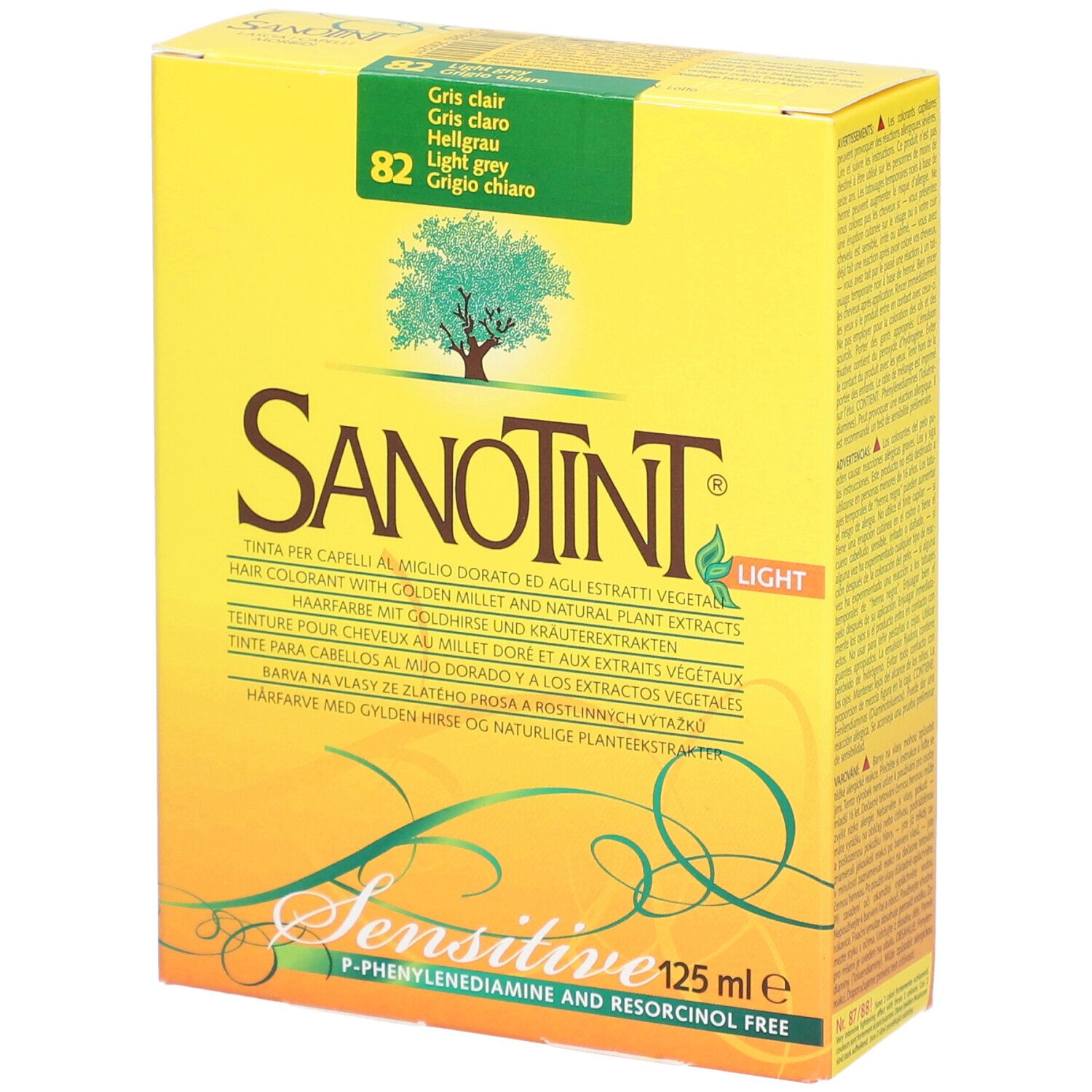 Sanotint Sensitive Teinture 82 Gris Clair