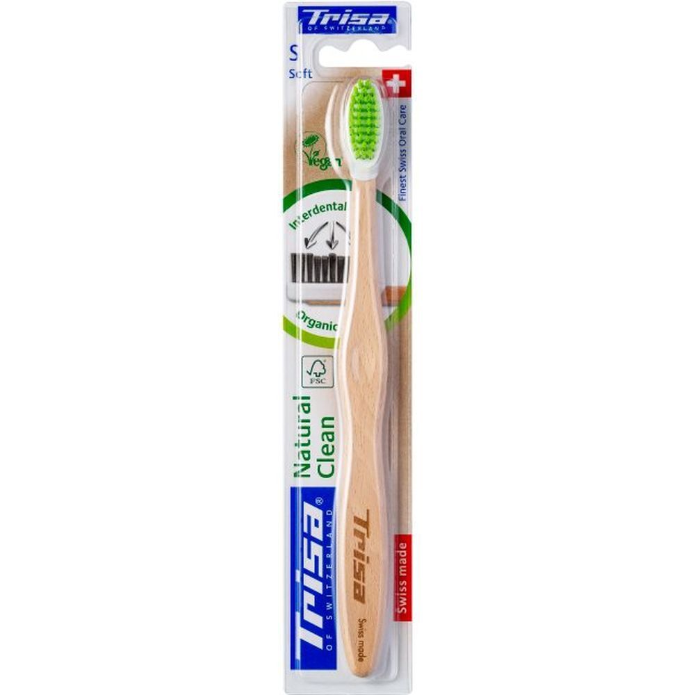 Trisa Brosse à dents souple Natural Clean