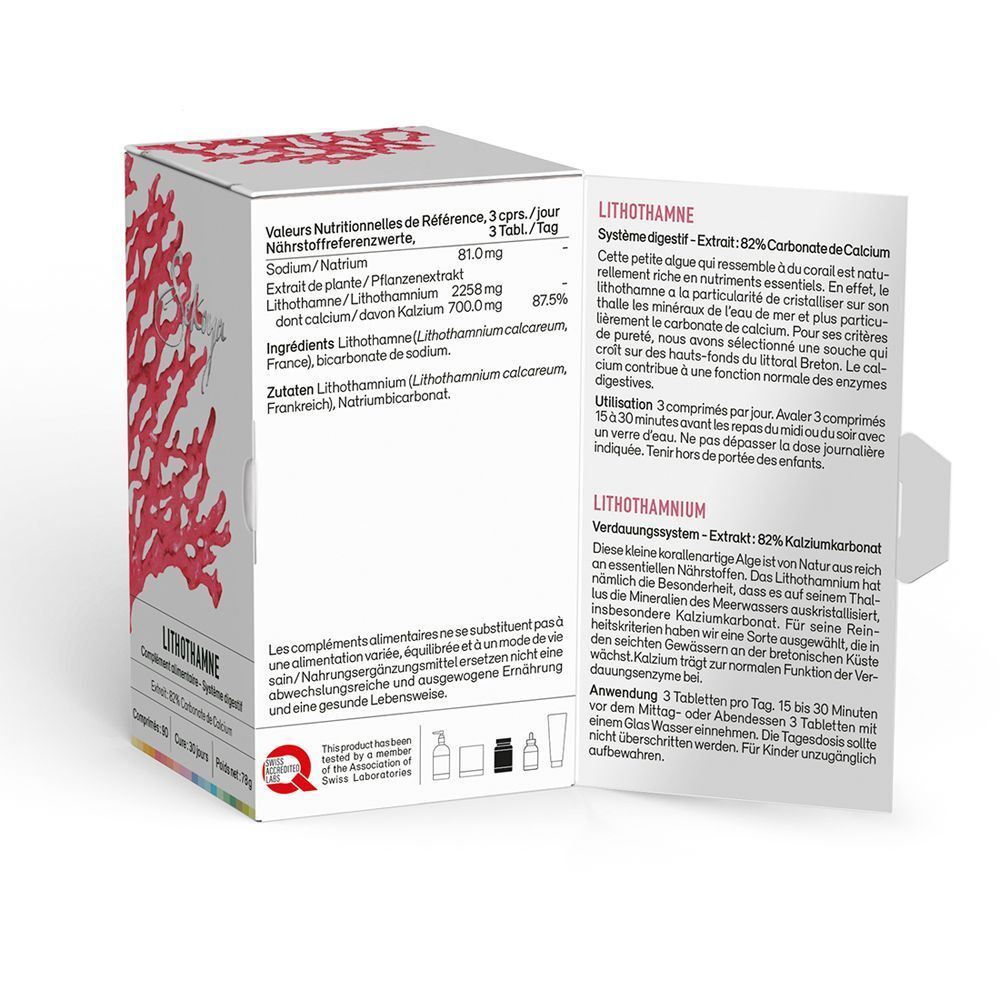 Sekoya Swiss Lithothamnium gegen Sodbrennen