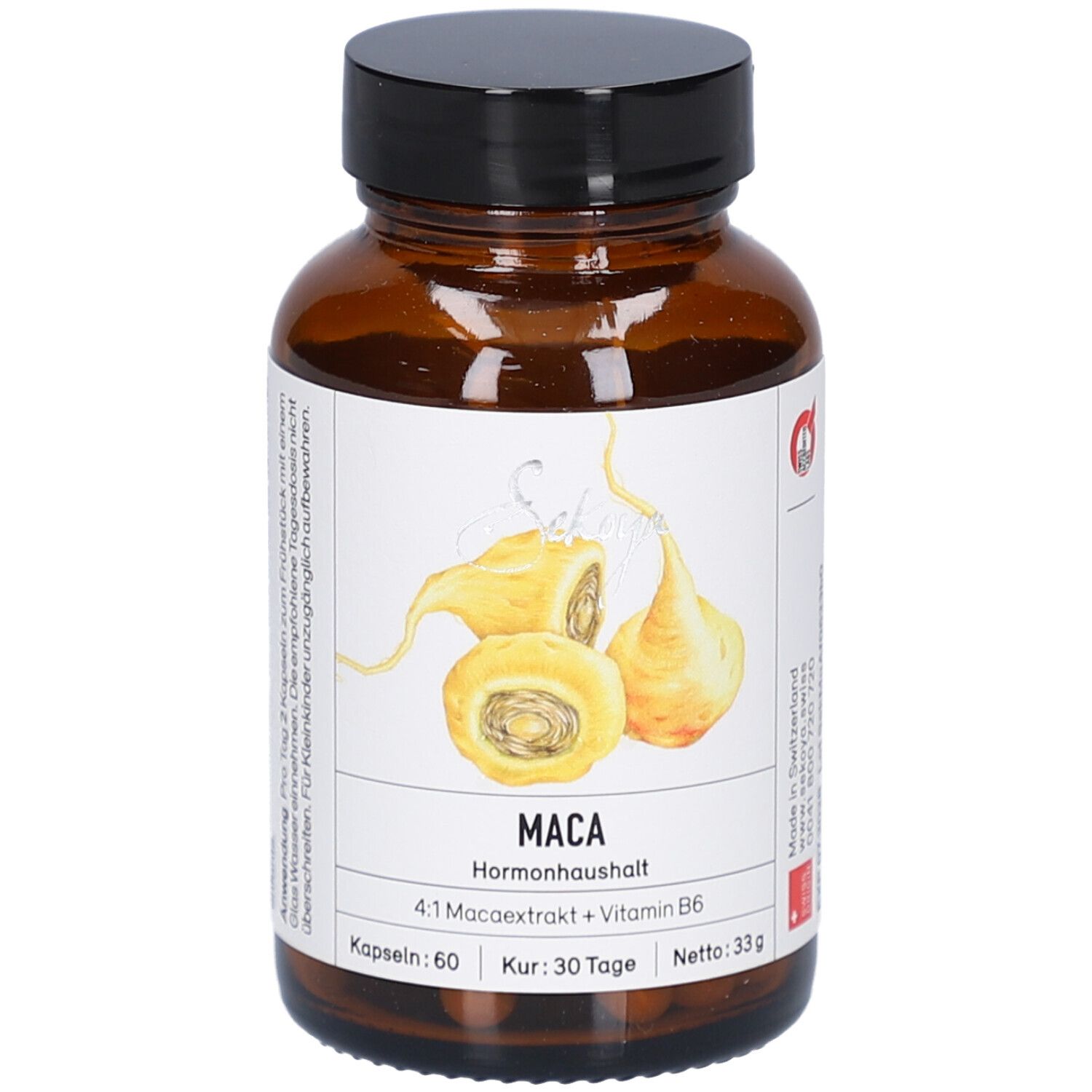 Sekoya Swiss - Maca | Gegen Wechseljahresbeschwerden