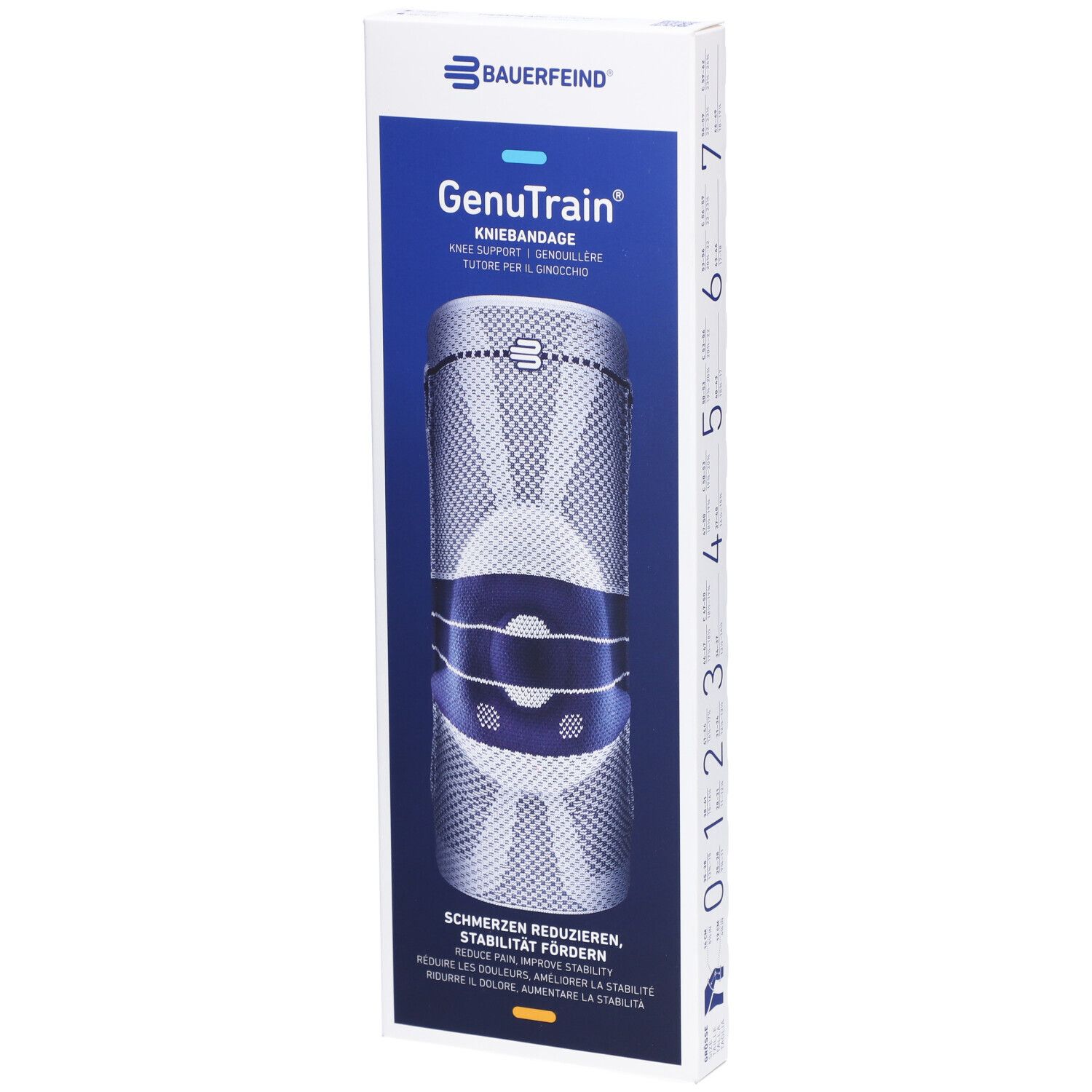 Bauerfeind® GenuTrain® Genouillère Taille 2 Titan
