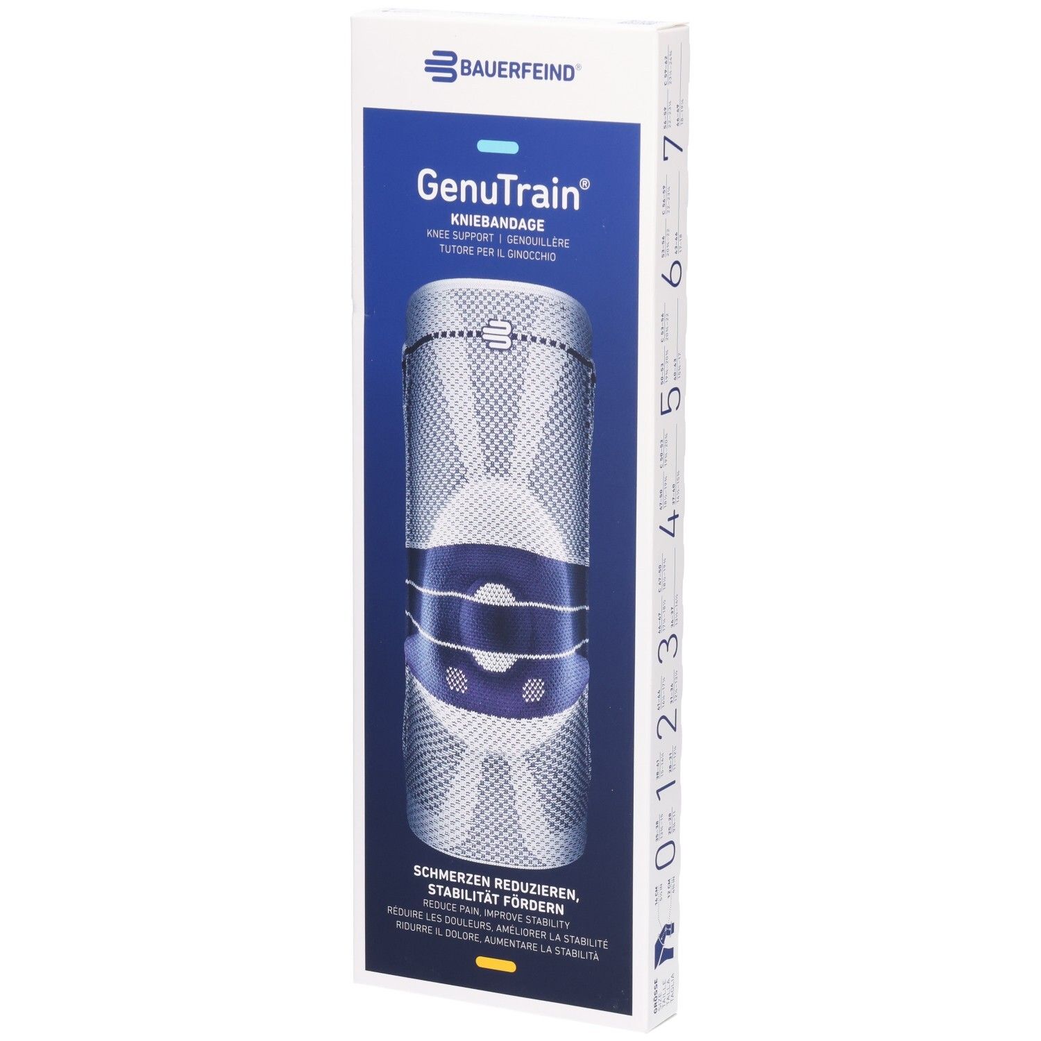 Bauerfeind GenuTrain - Genouillère Comfort Taille 3
