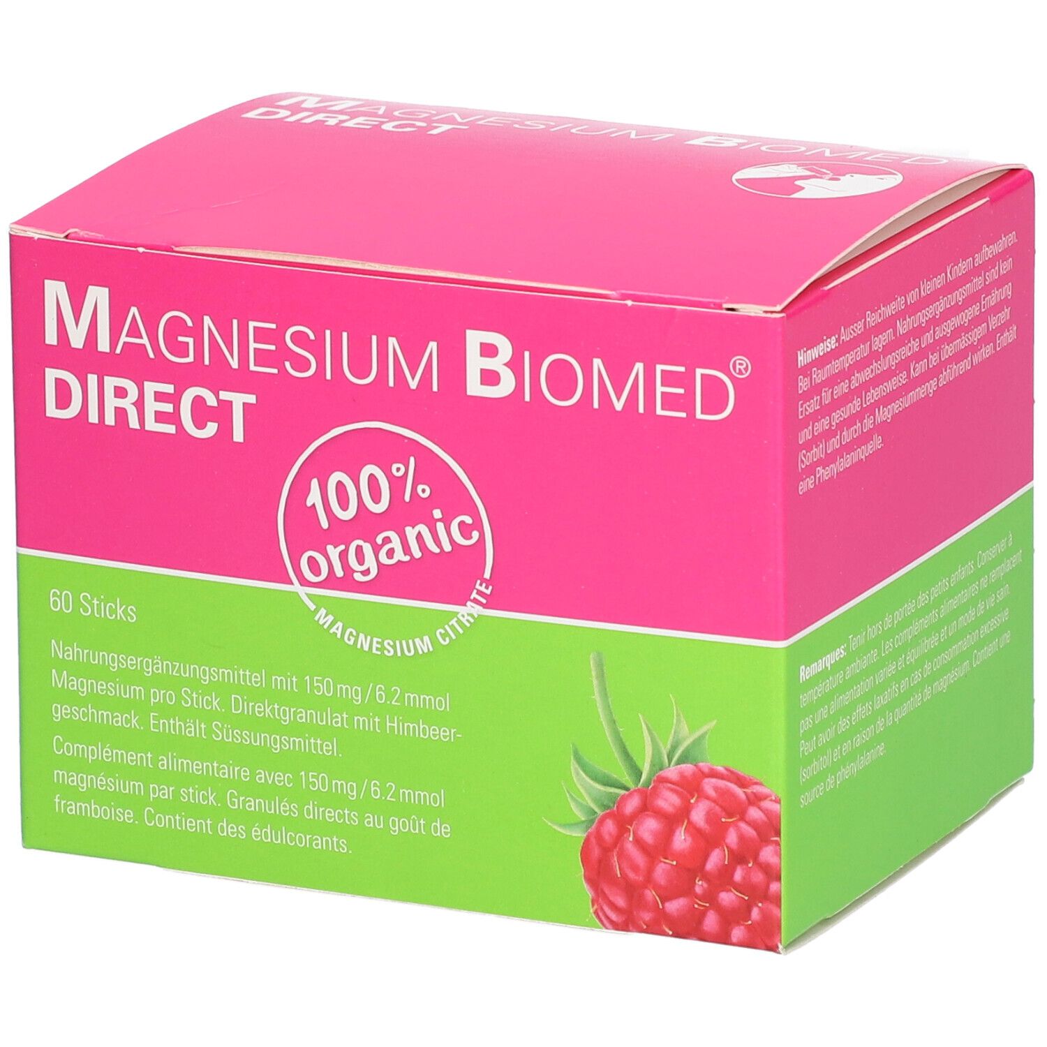 Magnesium Biomed direct Gran Stick 60 Stk St Stifte