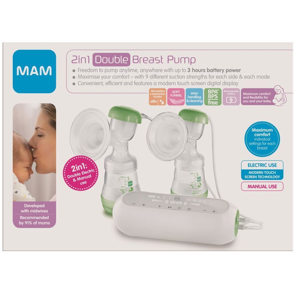 MAM 2in1 Doppelmilchpumpe elektrisch