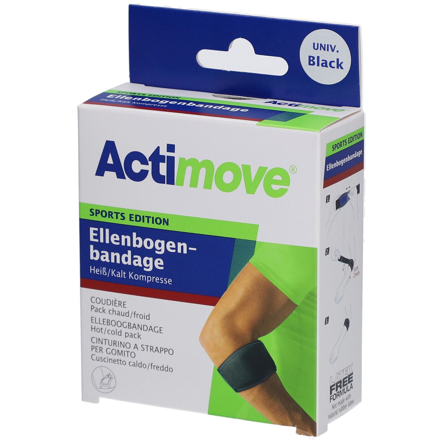 Actimove Sport Ellenbogenbandage Heiß/Kalt Kompr 1 St Bandage(s)