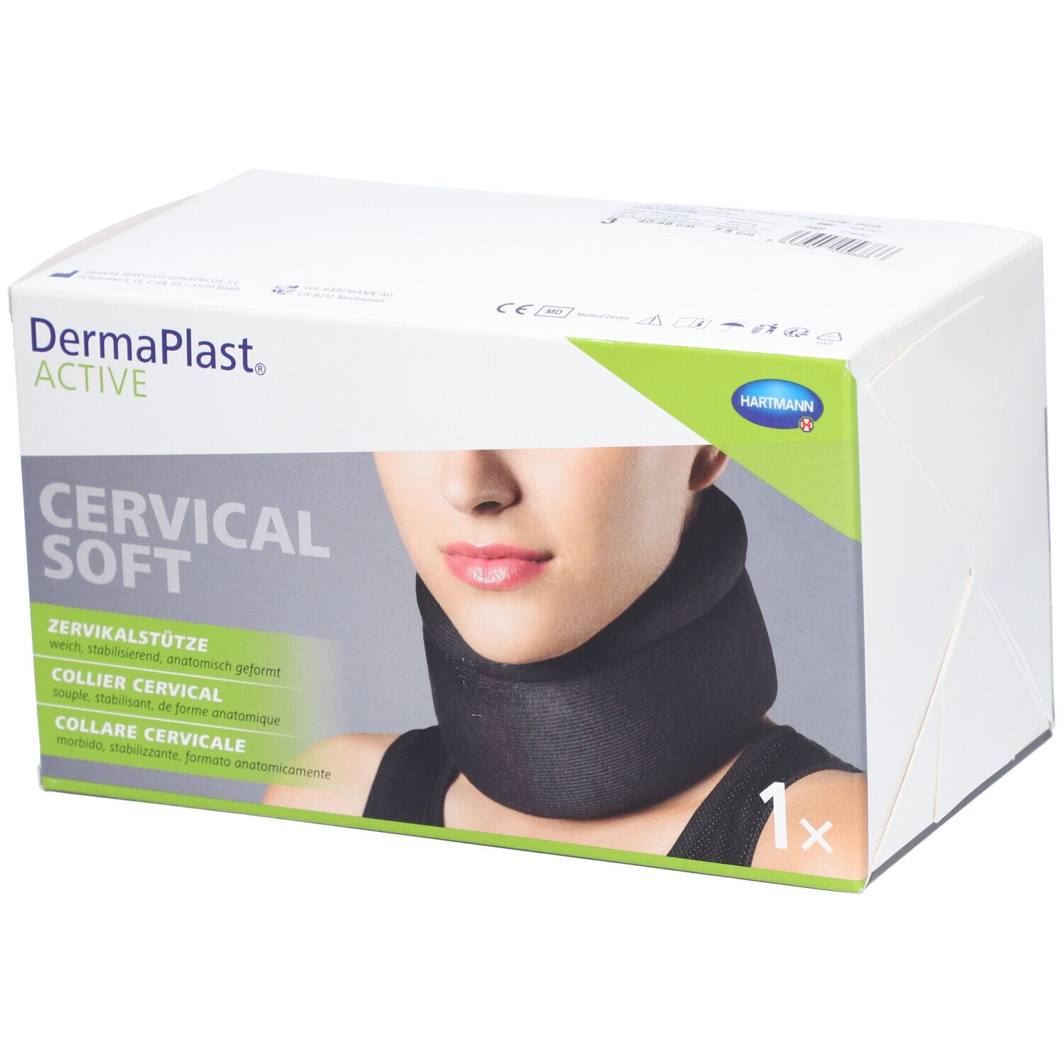Hartmann Dermaplast® Active Active Cervical low high Collier cervical taille 3 40-49 cm