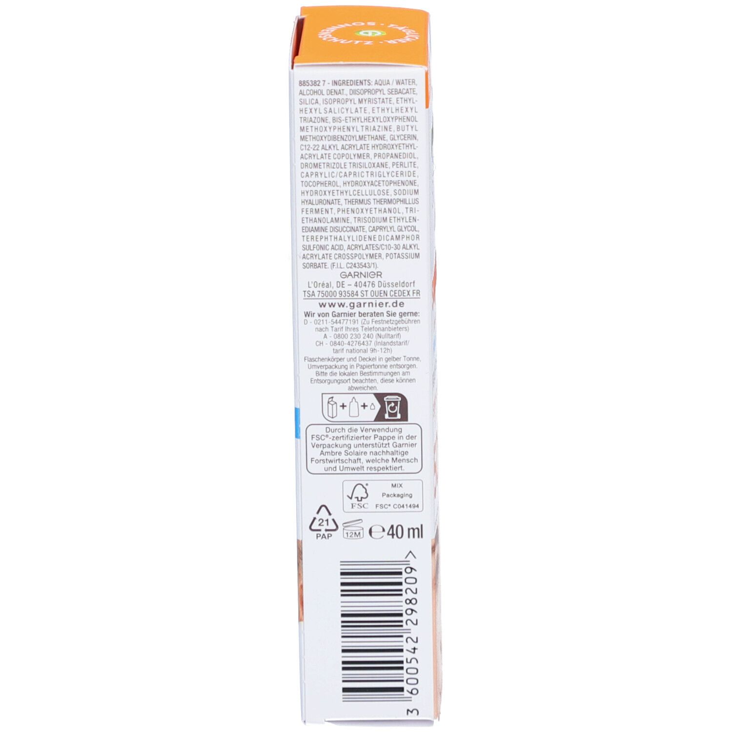 Garnier Super UV Antioxidierendes Sonnenschutz-Fluid SPF 50