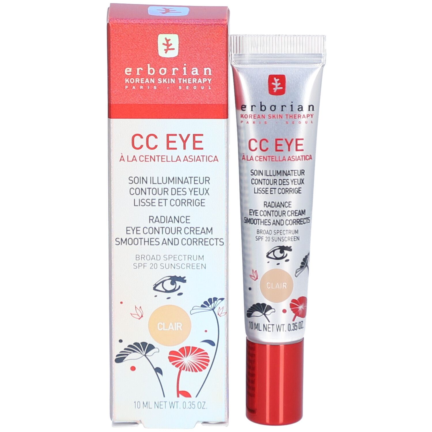Erborian Korean Skin Therapy Paris Seoul CC Eye - clair