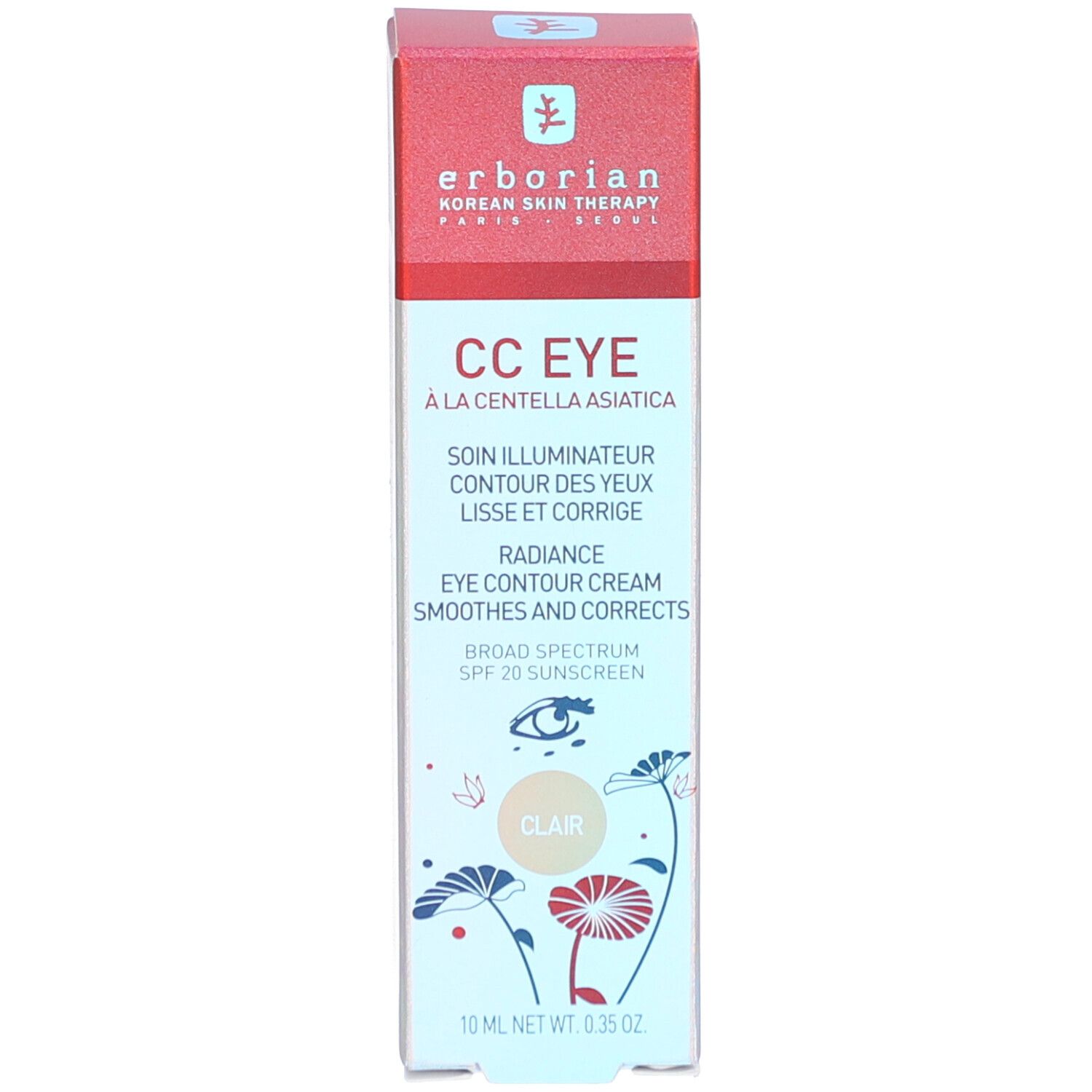 Erborian Korean Skin Therapy Paris Seoul CC Eye - clair