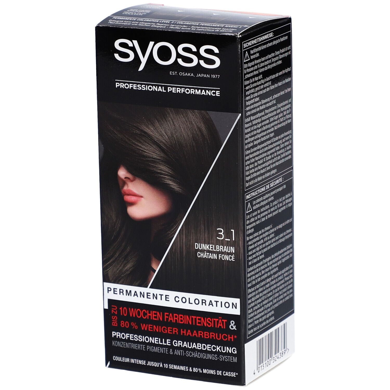 Syoss Baseline 3-1 Brun foncé
