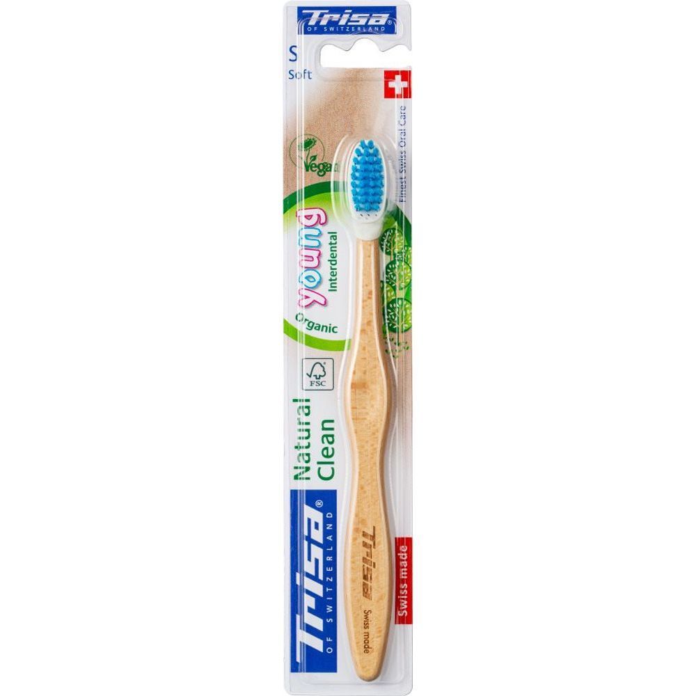 Trisa Brosse à dents souple Natural Clean Young