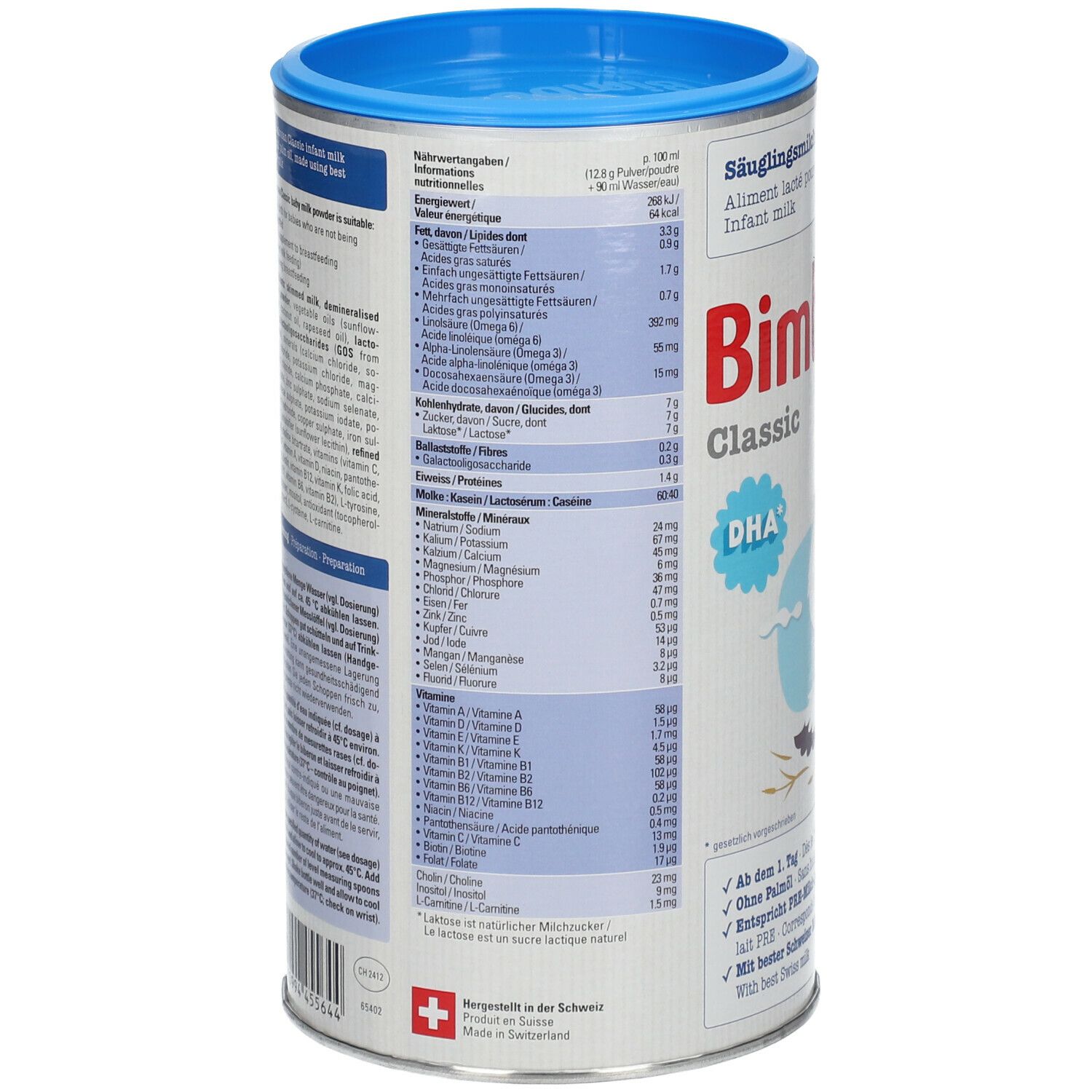 Bimbosan Säuglingsmilchnahrung Classic 1