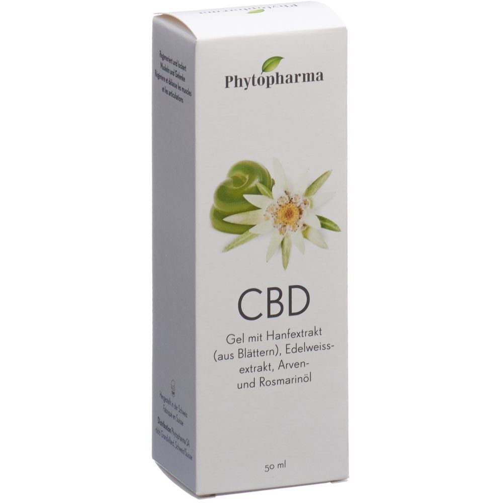 Phytopharma CBD Gel avec extrait de chanvre