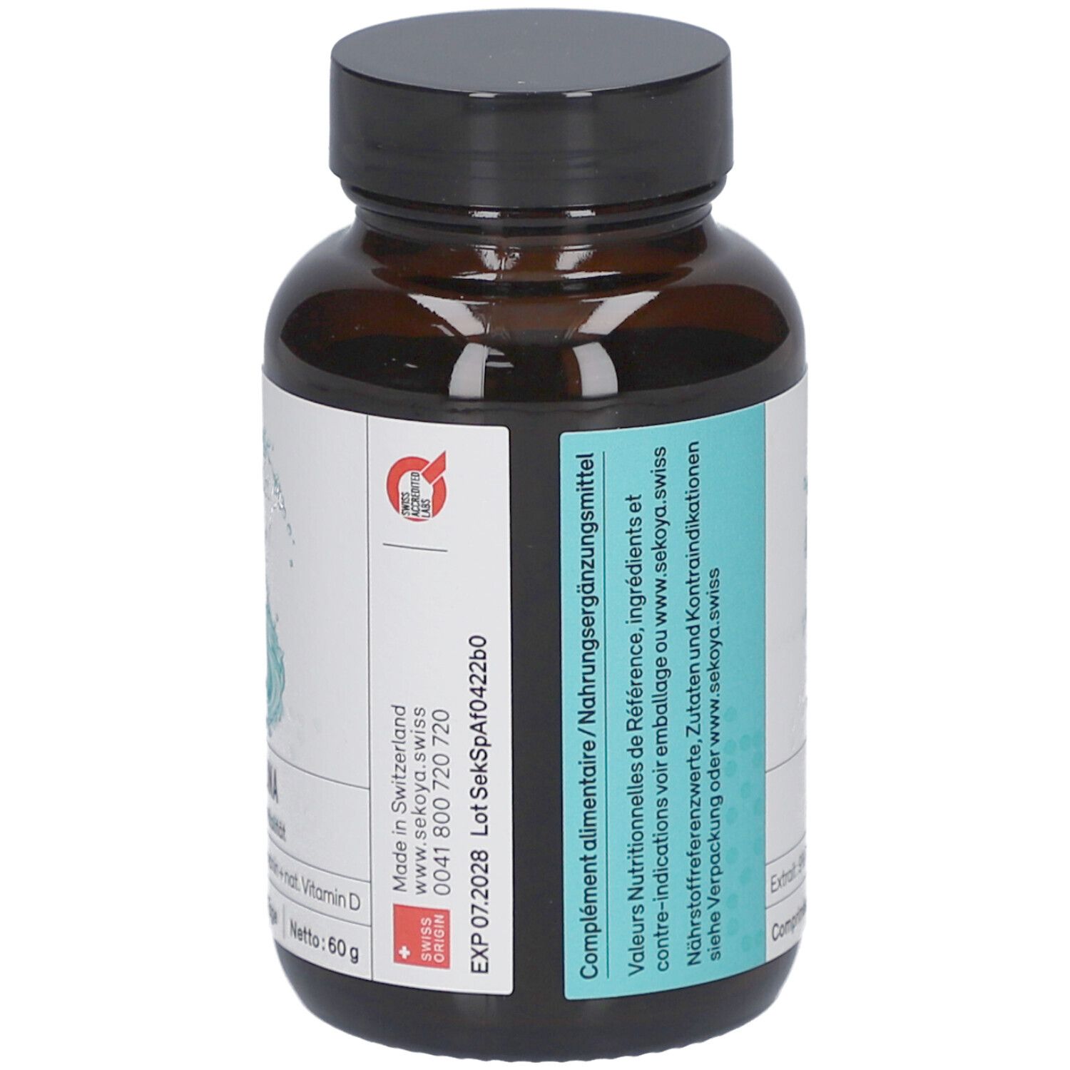 Sekoya Swiss - Spirulina & Vitamin D | 9% Phycocyanin