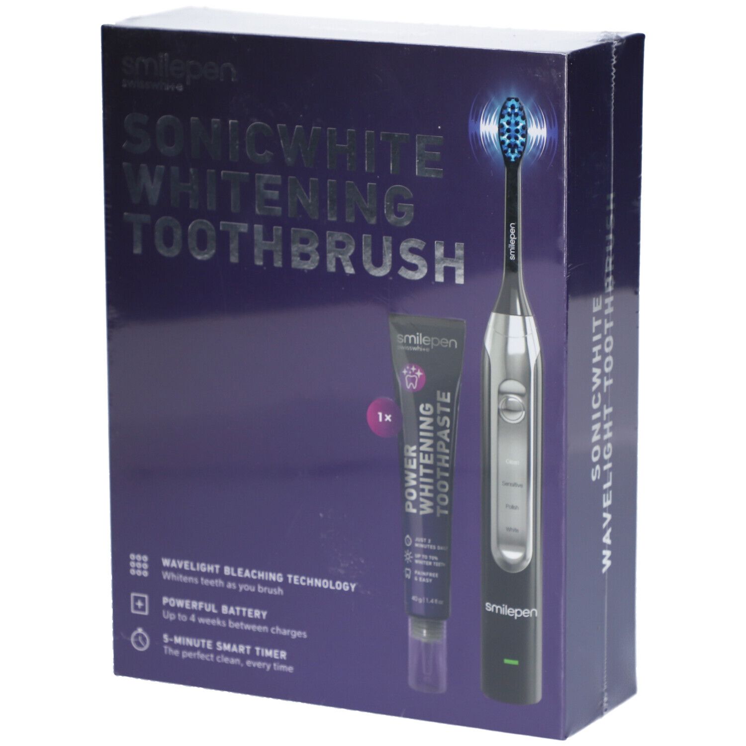 Smilepen Sonic White Brosse à dents éléctrique blanchissantes 6 LED