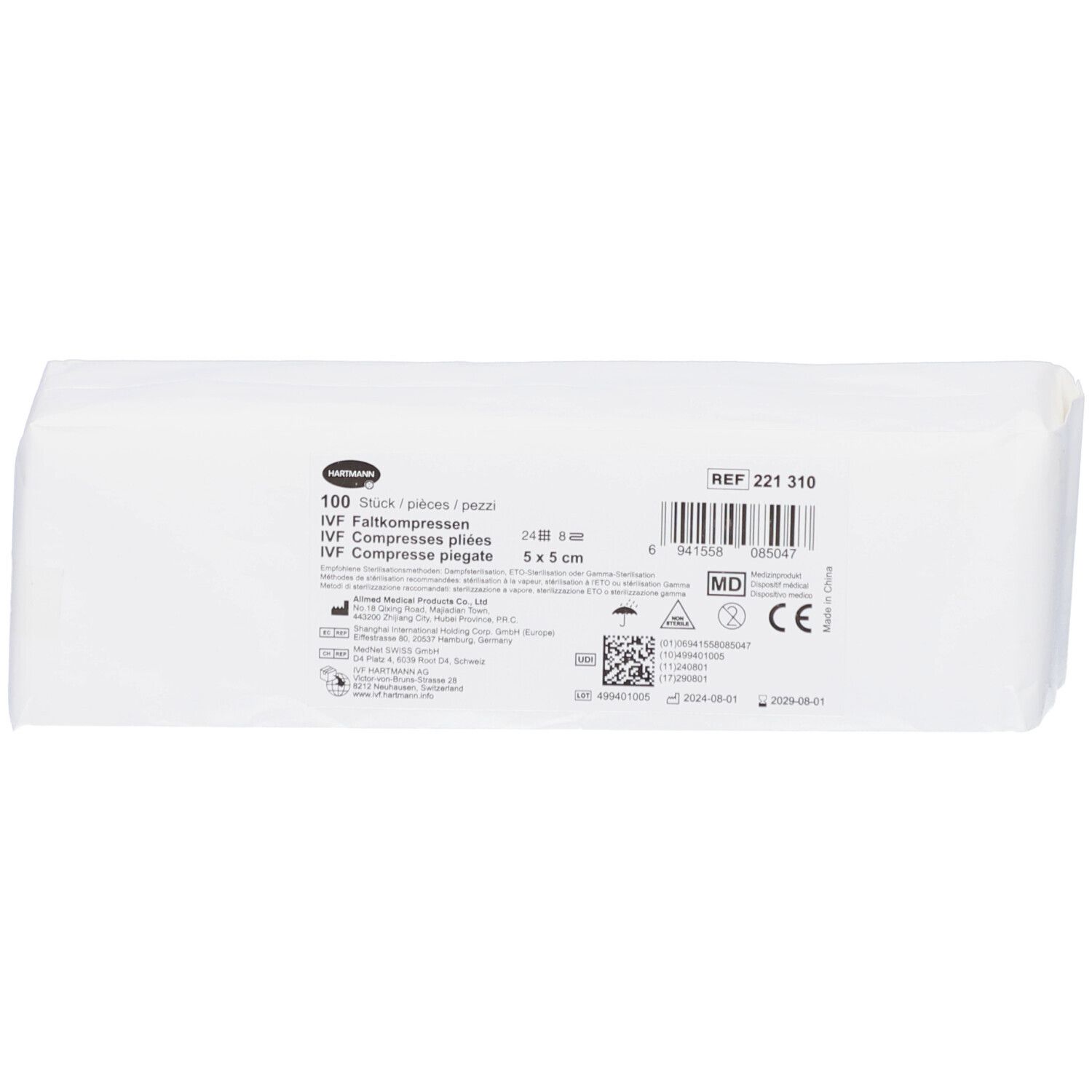 Ivf® Faltkompresse Typ 24 5x5 cm
