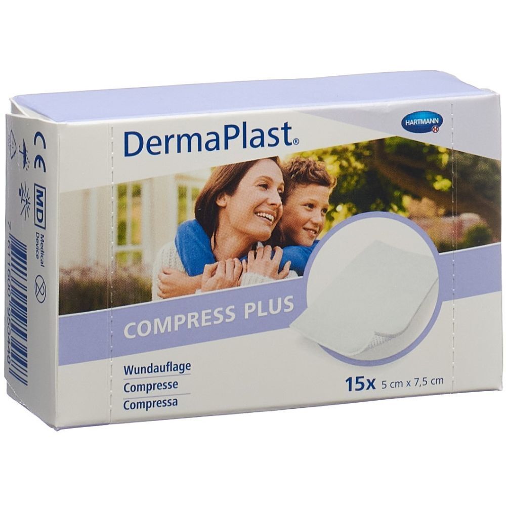 Hartmann Dermaplast® Compress Plus 5 x 7,5 cm