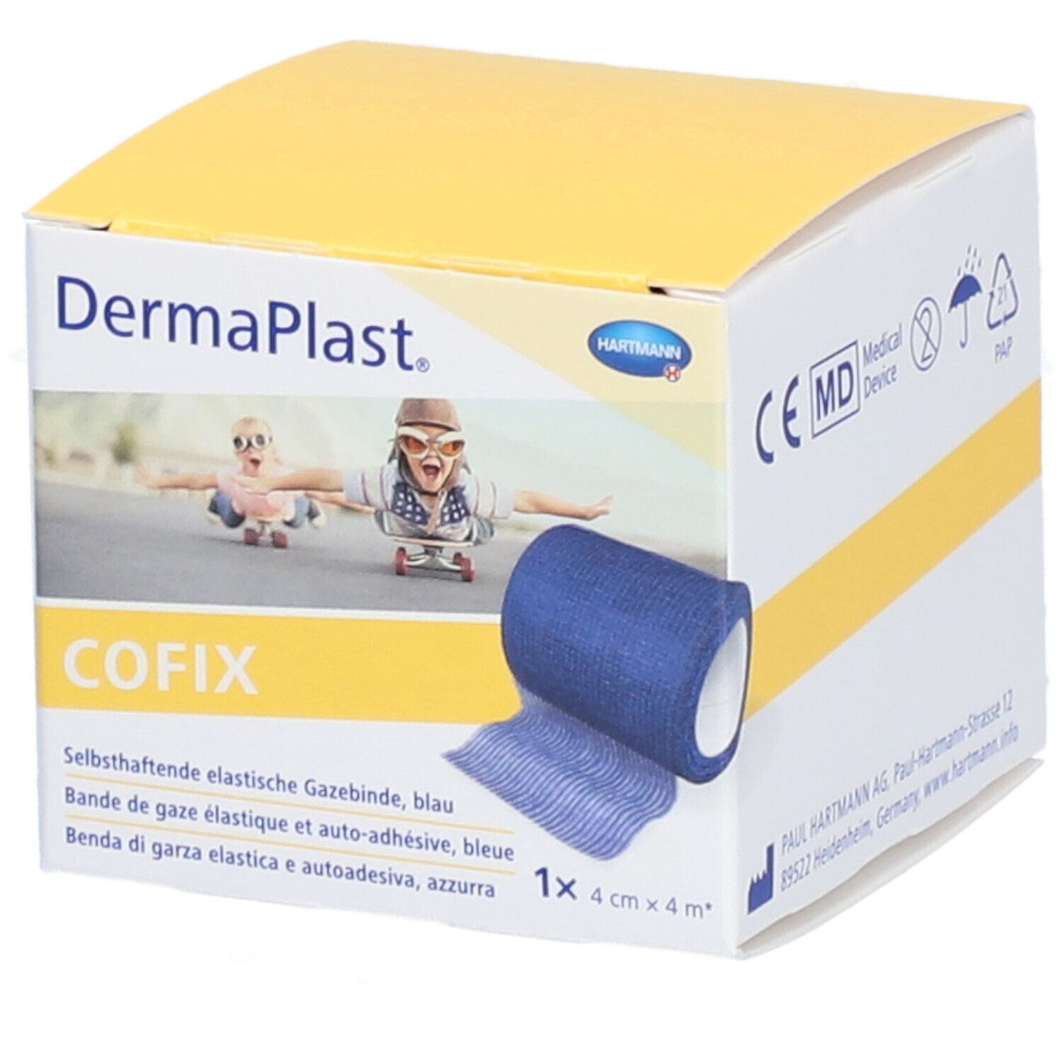 Hartmann Dermaplast® CoFix 4 cm x 4 m bleu