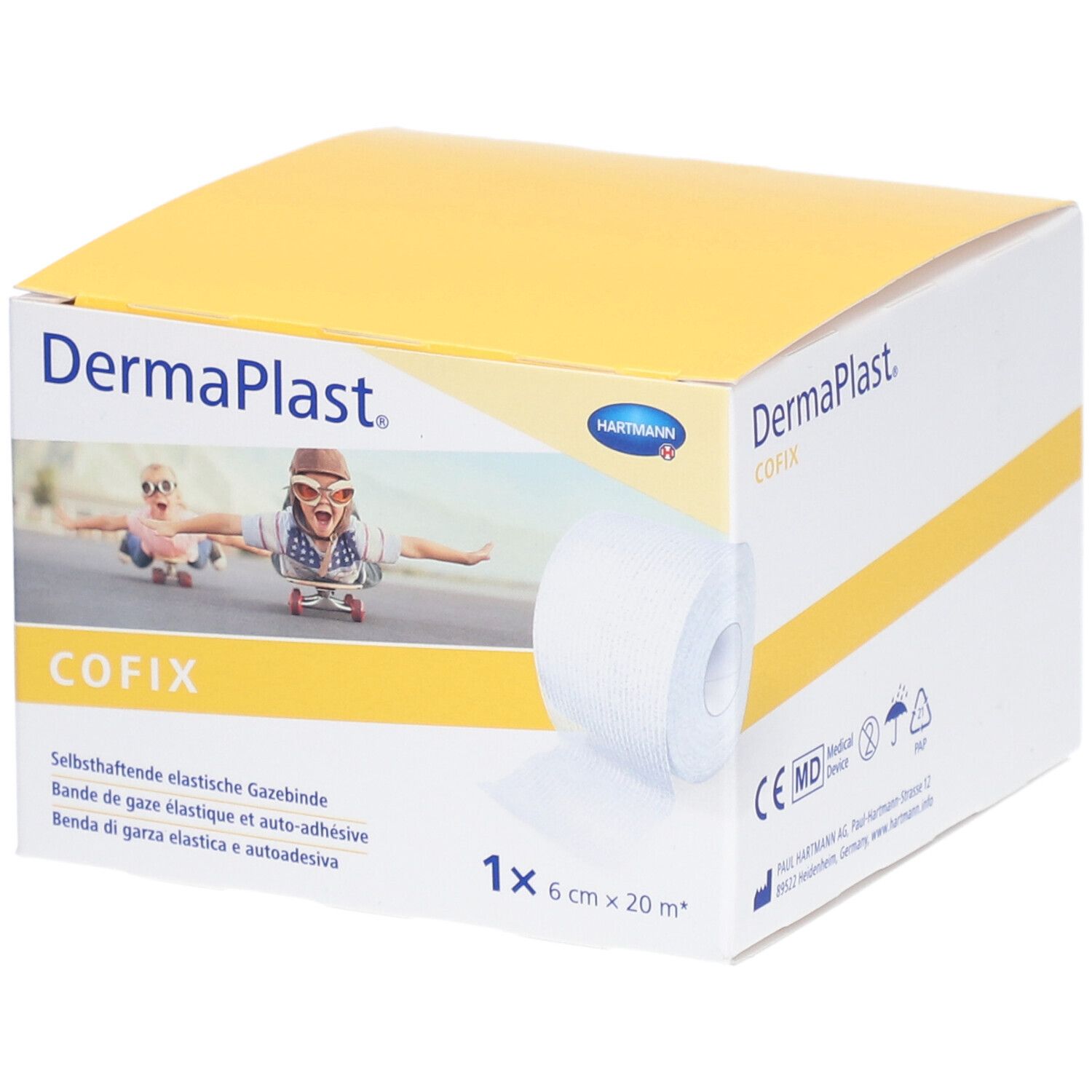 Hartmann Dermaplast® CoFix 6 cm x 20 m blanc