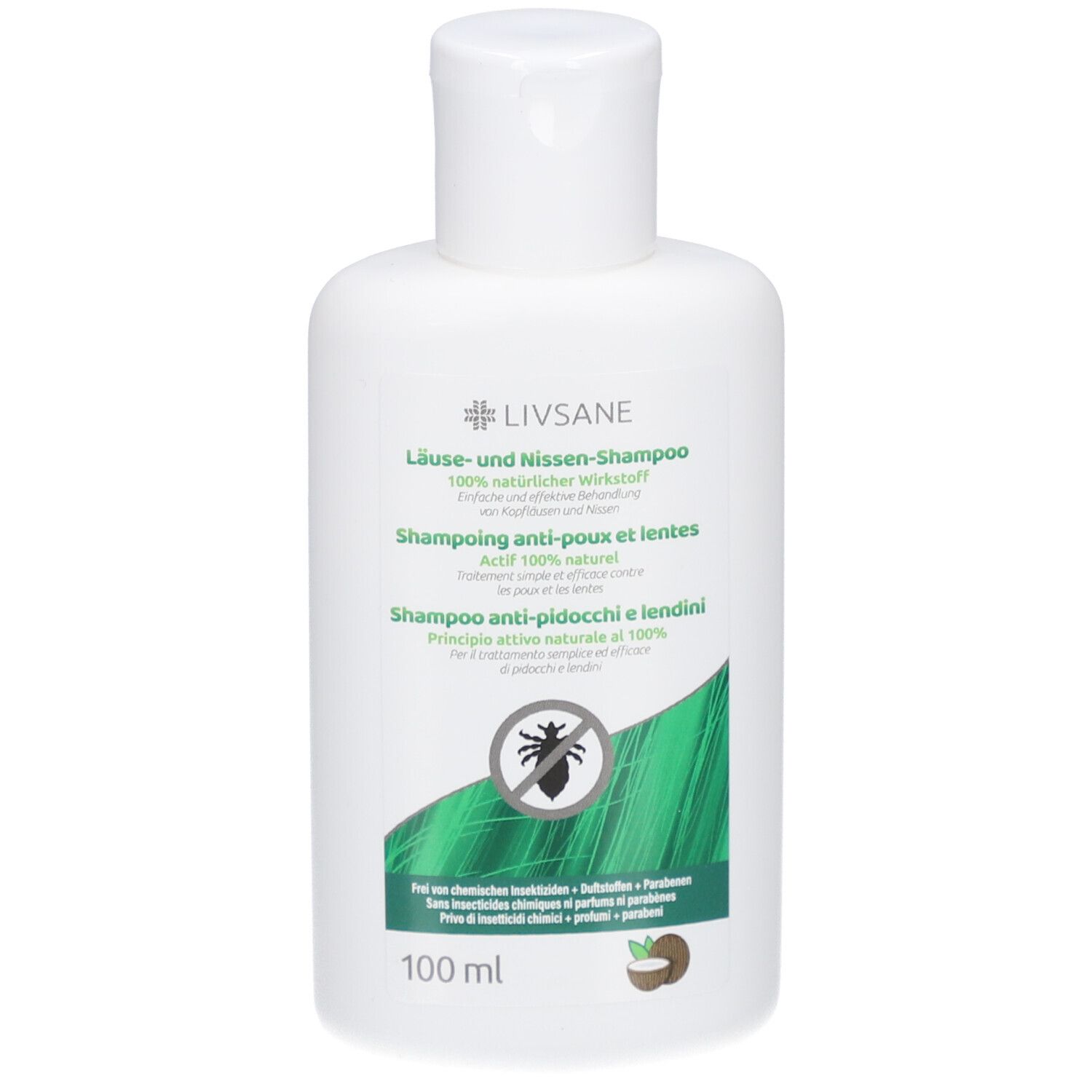 Livsane Läuse- & Nissen-Shampoo natürlich 100 ml Shampoo