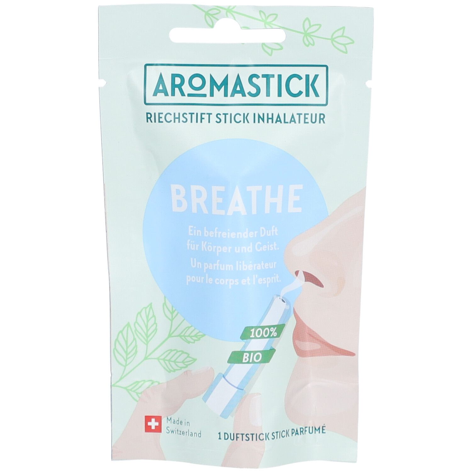 Aromastick Breathe - Stick parfumé bio