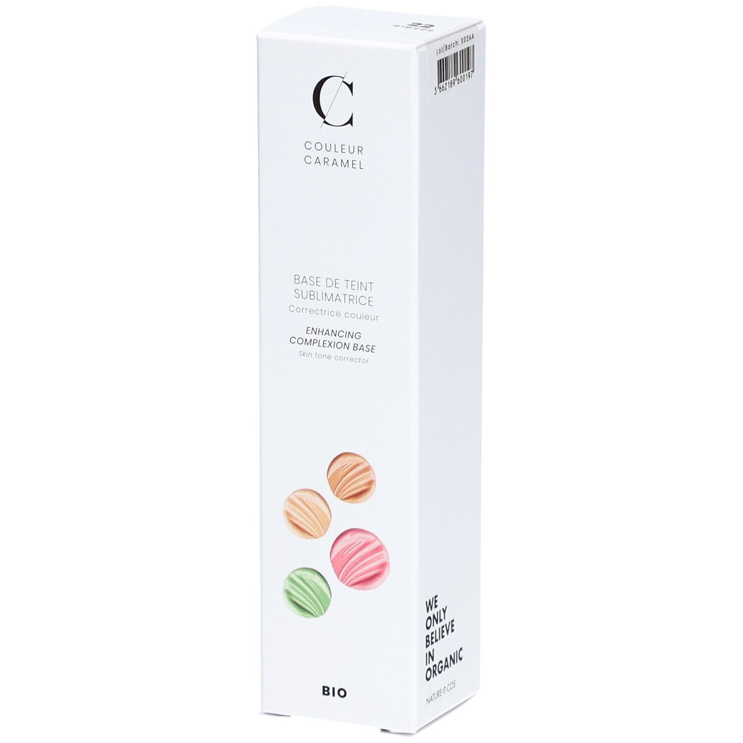 Couleur Caramel Base de teint sublimatrice bio Abricot