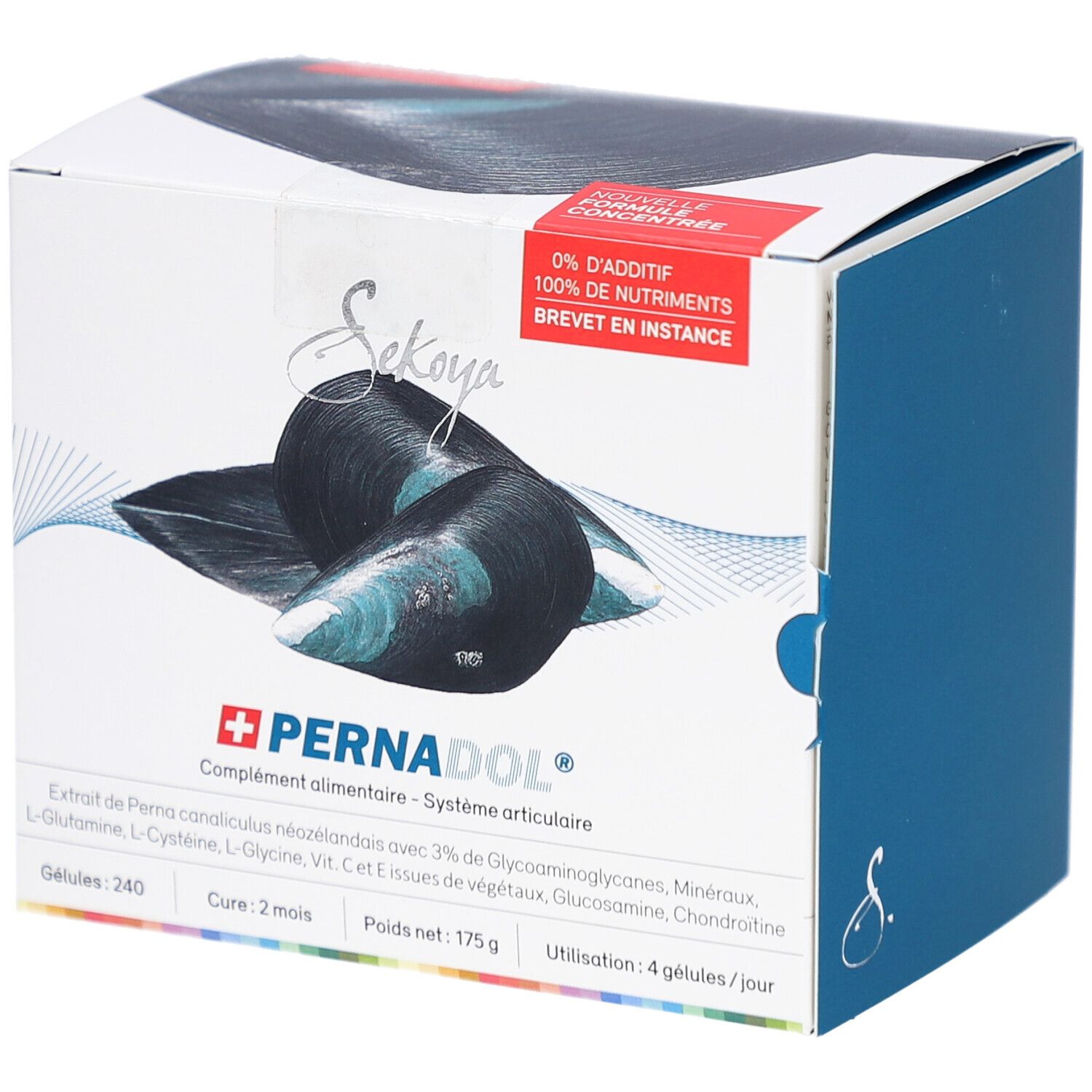 Sekoya Swiss - Pernadol | Perna canaliculus, GAG, Chondroitin | Gegen Arthrose