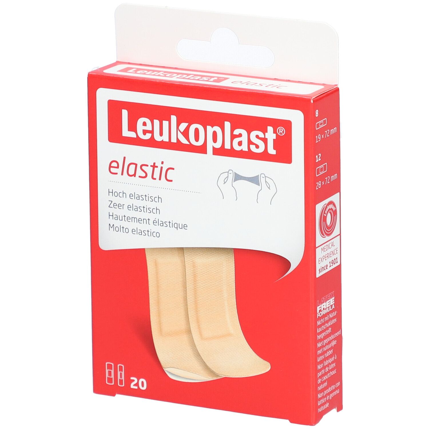 Leukoplast® Elastic - Pansements hautement élastiques - 2 tailles