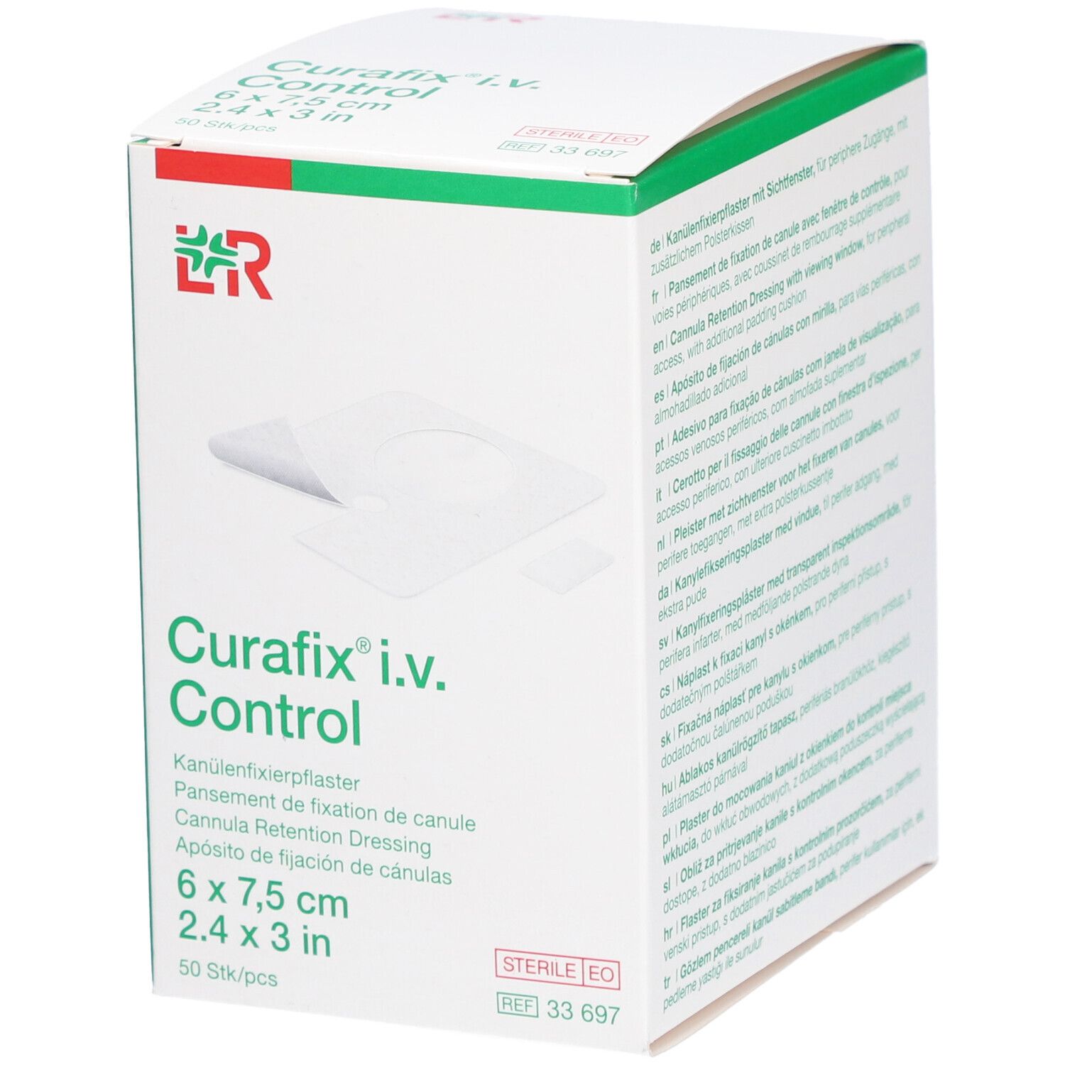 Curafix sparadra 6x7.5cm