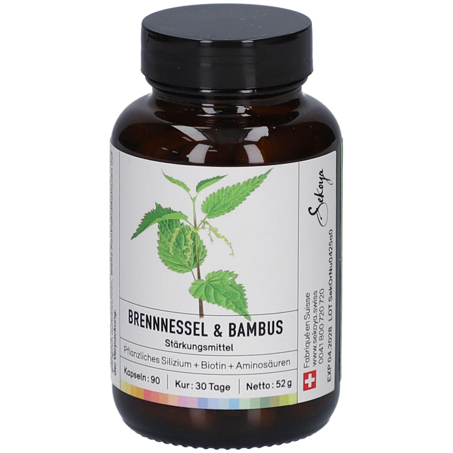 Sekoya Swiss - Brennnessel und Bambus | Stärkt Haare und Nägel