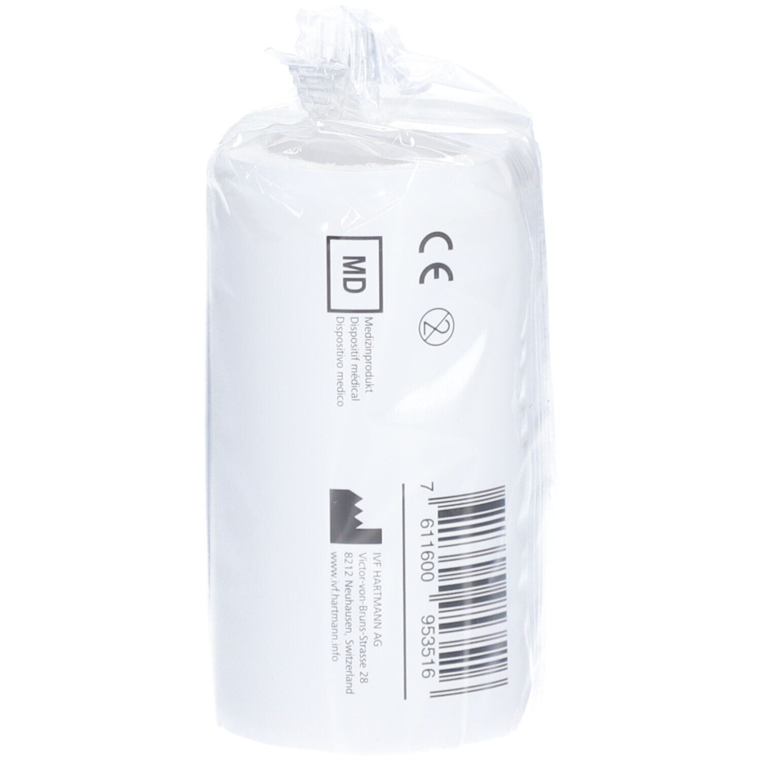 Dermaplast Combifix Verbandrolle. Verpackt in Folie. Mit MD-Kennzeichnung. Hersteller: HARTMANN.