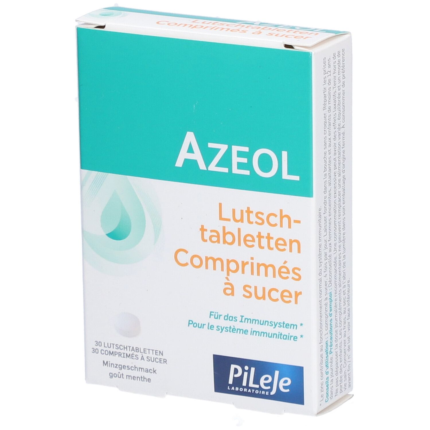 Azéol Comprimé à Sucer, Comprimé à sucer, complément alimentaire adoucissant pour la gorge