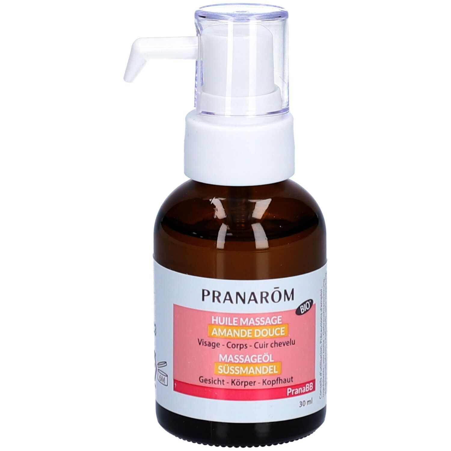 Pranarôm PranaBB Massageöl aus Süßmandel + Bio-Vanille