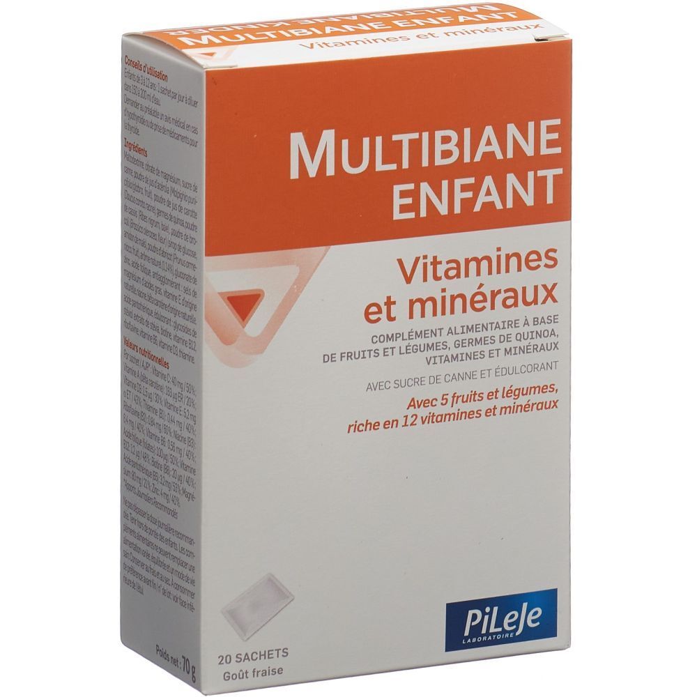 Multibiane Enfants vitamines et minéraux