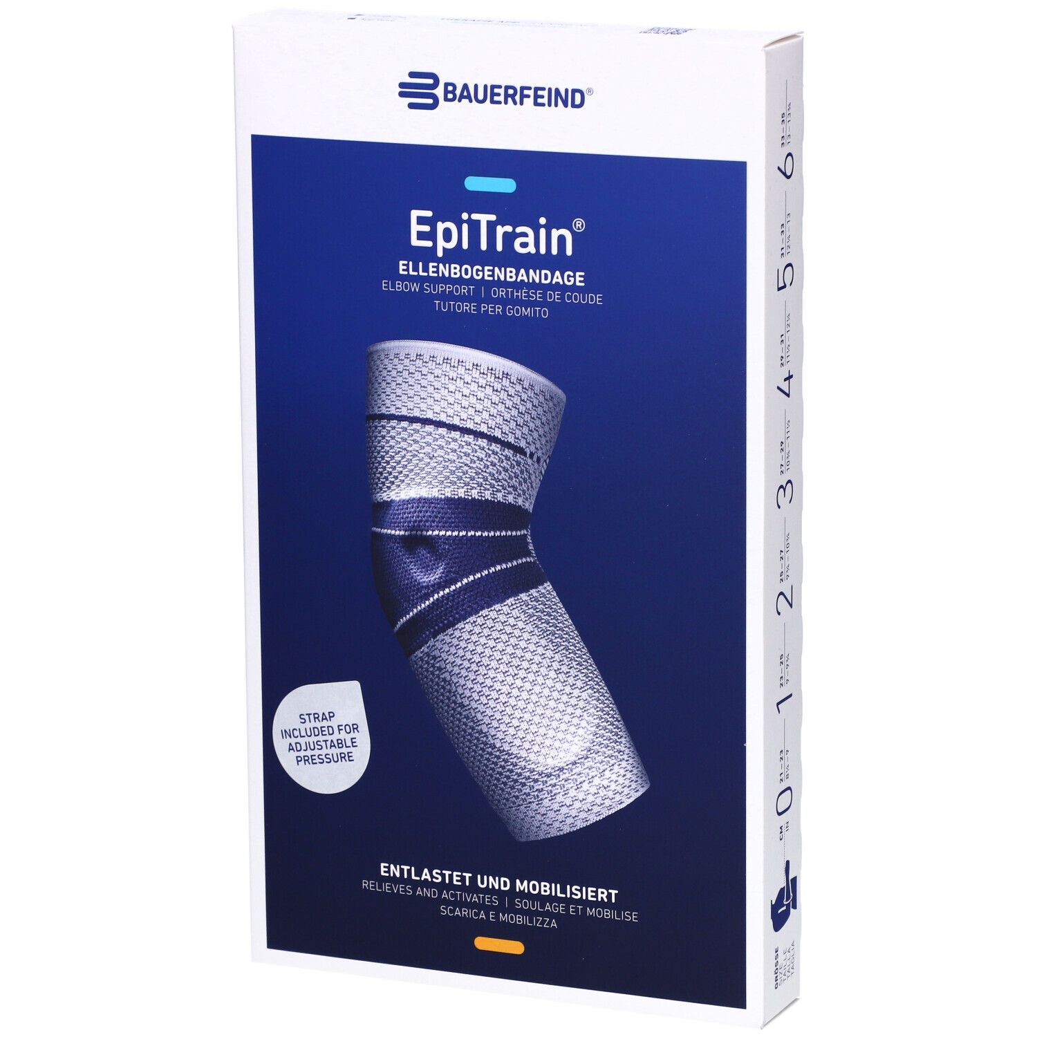 Bauerfeind® EpiTrain® Orthèse de coude Taille 1 Titan