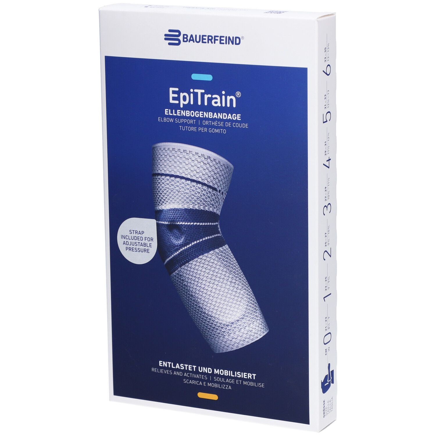 Bauerfeind® EpiTrain® Orthèse de coude Taille 4 Titan