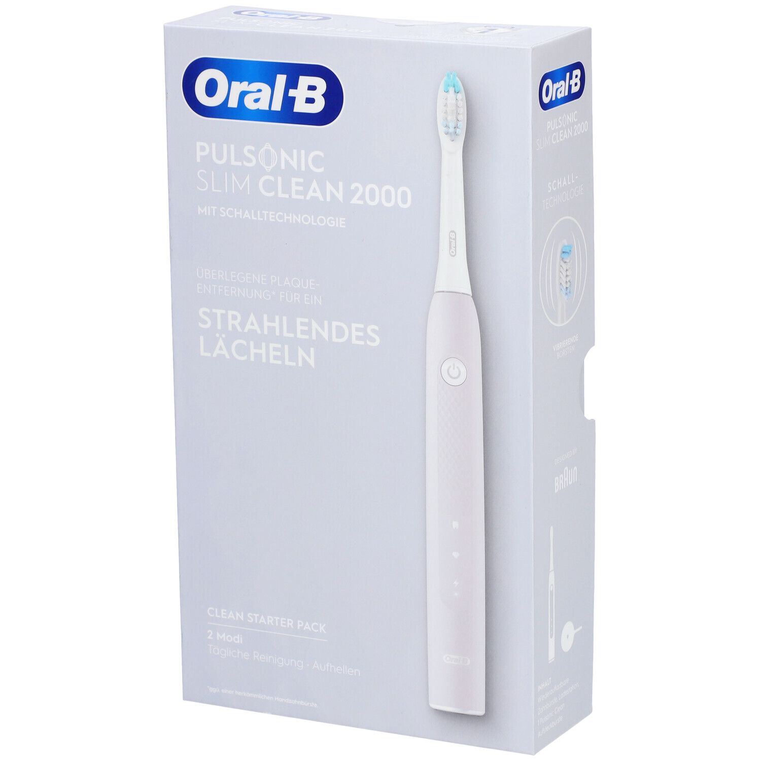 ORAL-B Pulsonic Slim Clean 2000 Elektrische Zahnbürste grau