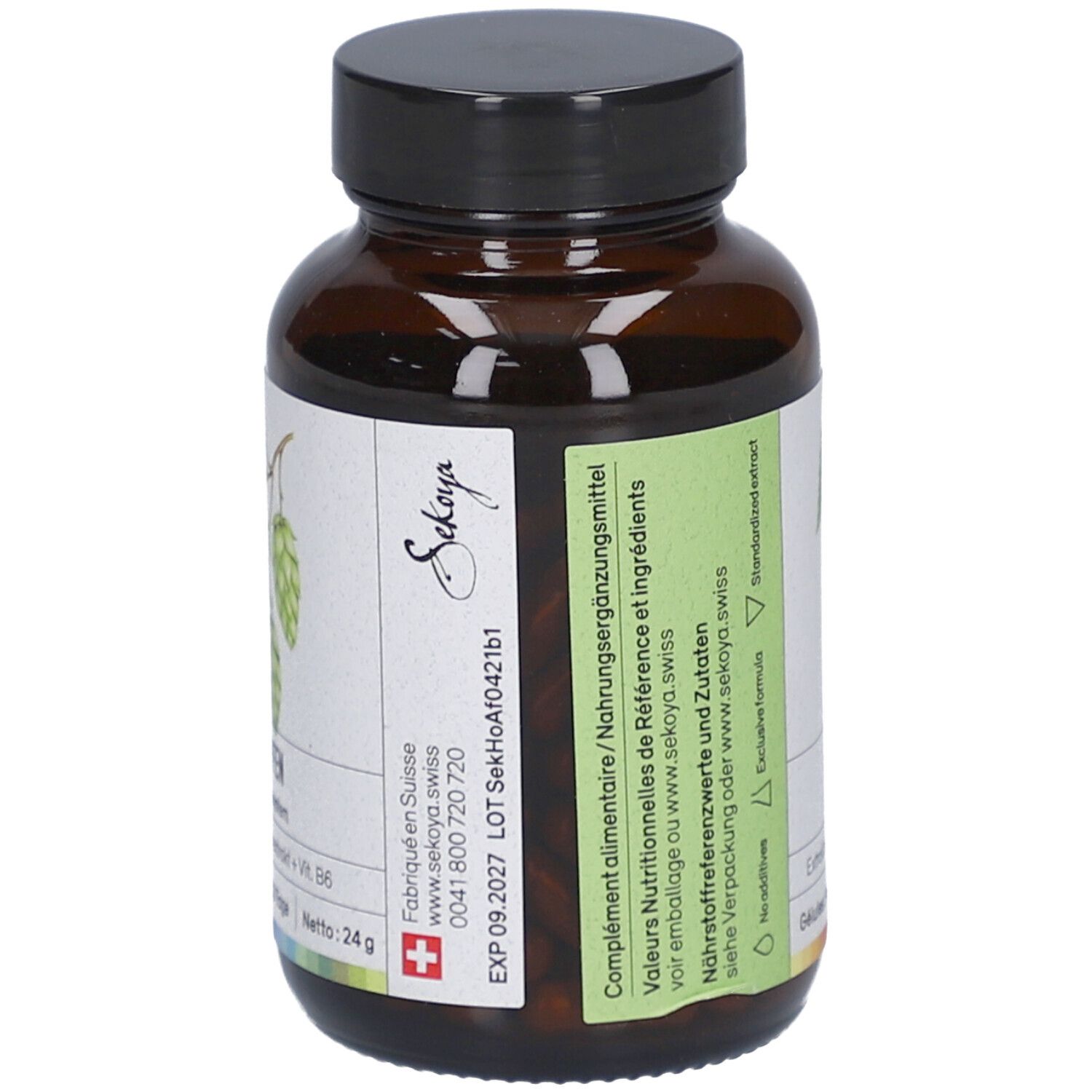 Sekoya Swiss - Hopfen | Beruhigend und entspannend, für besseren Schlaf