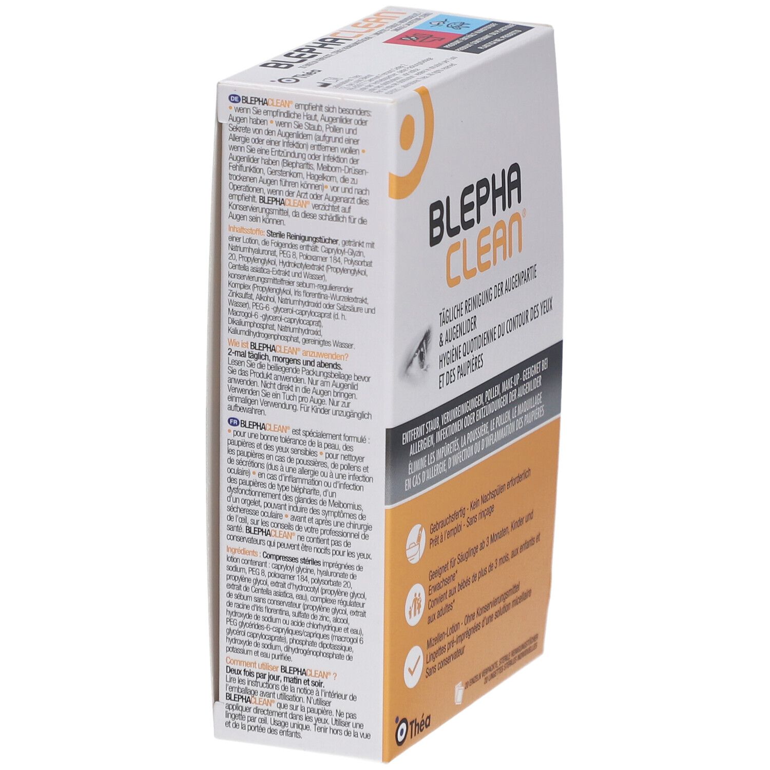 Blephaclean Sterile Tücher Individuell view 2